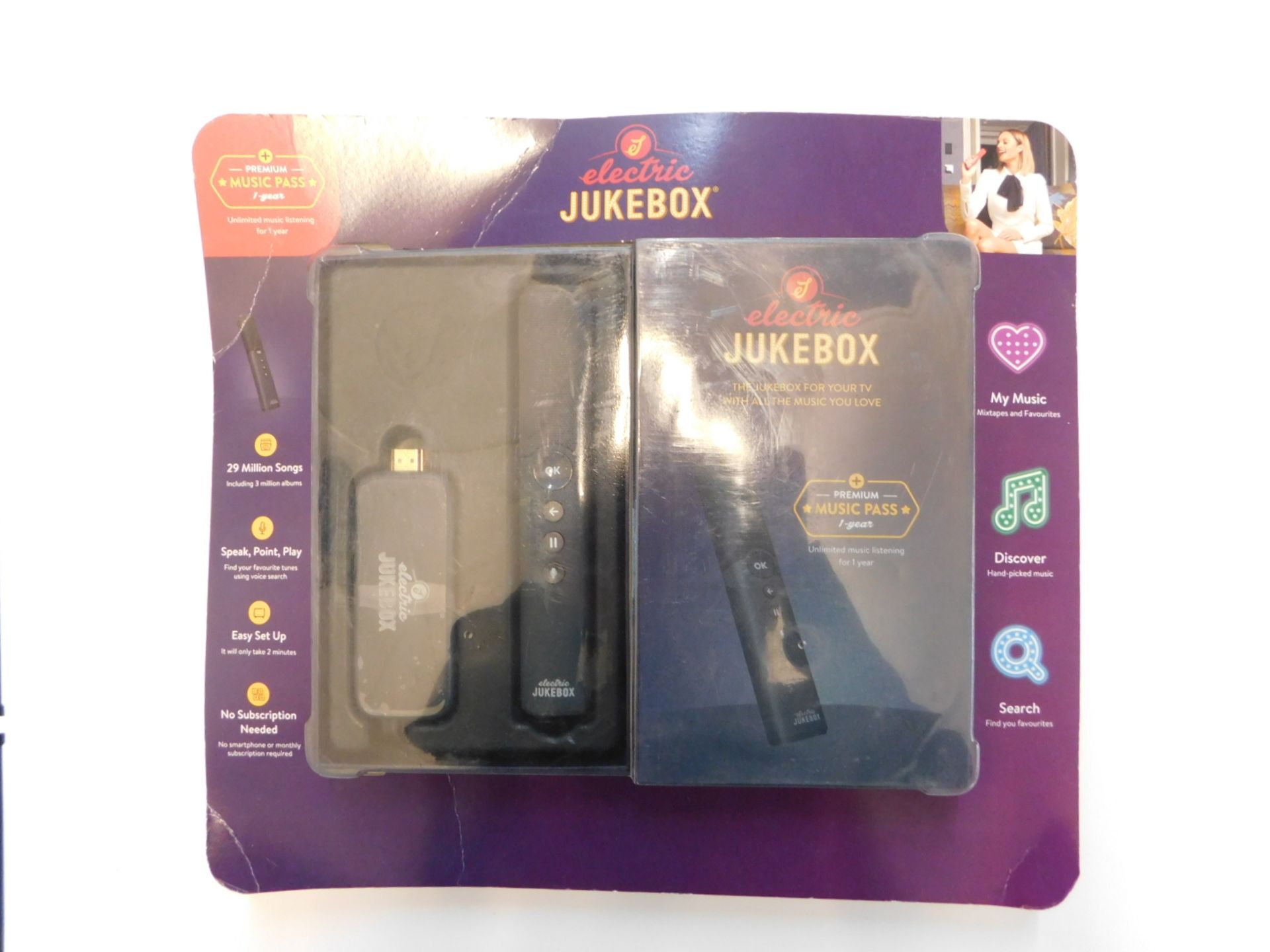 1 PACK OF ELECTRIC JUKEBOX STICK WITH REMOTE CONTROL RRP £199