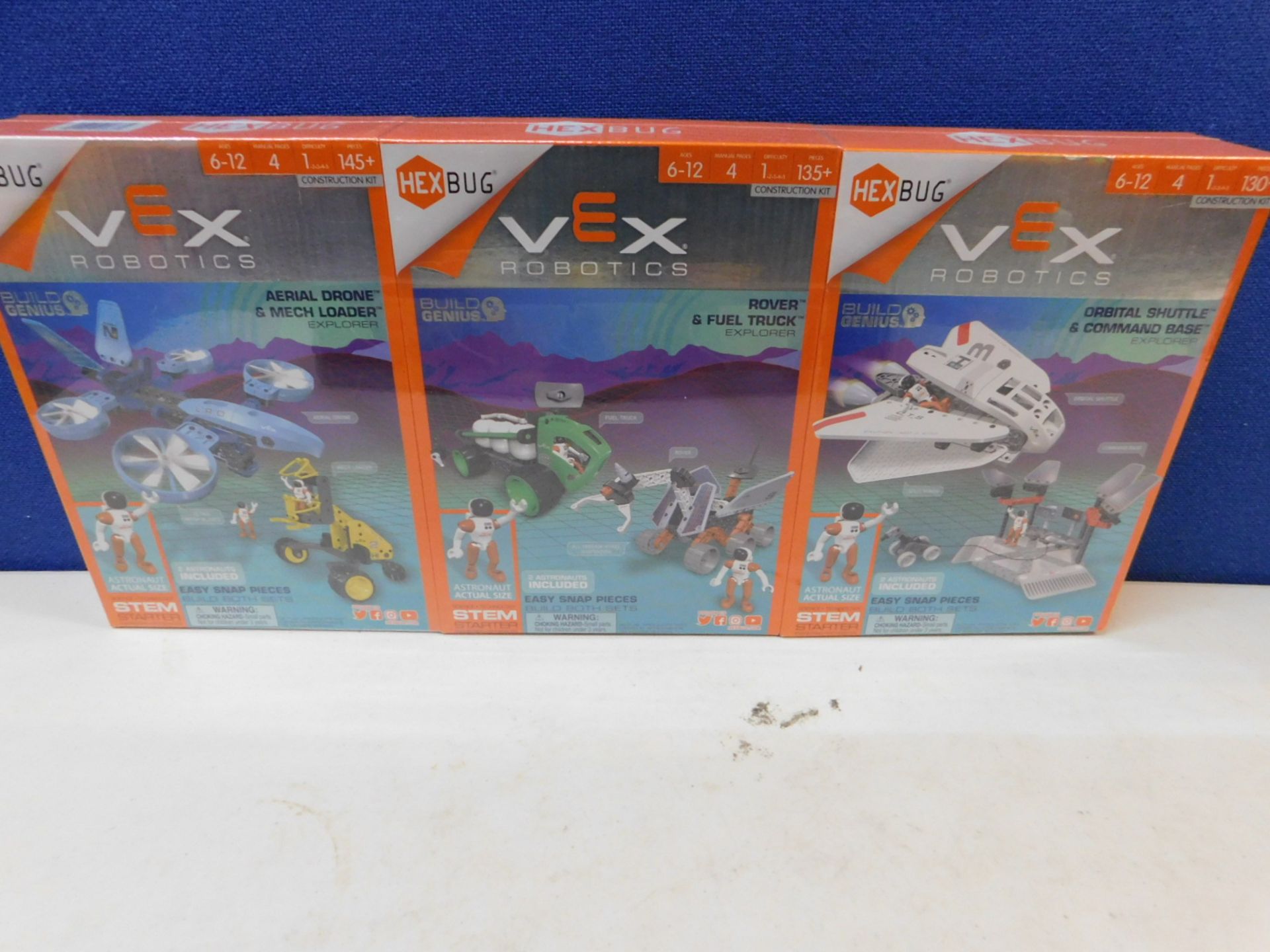 1 BRAND NEW SEALED 3PK VEX ROBOTICS CONSTRUCTION KIT SET RRP £39.99