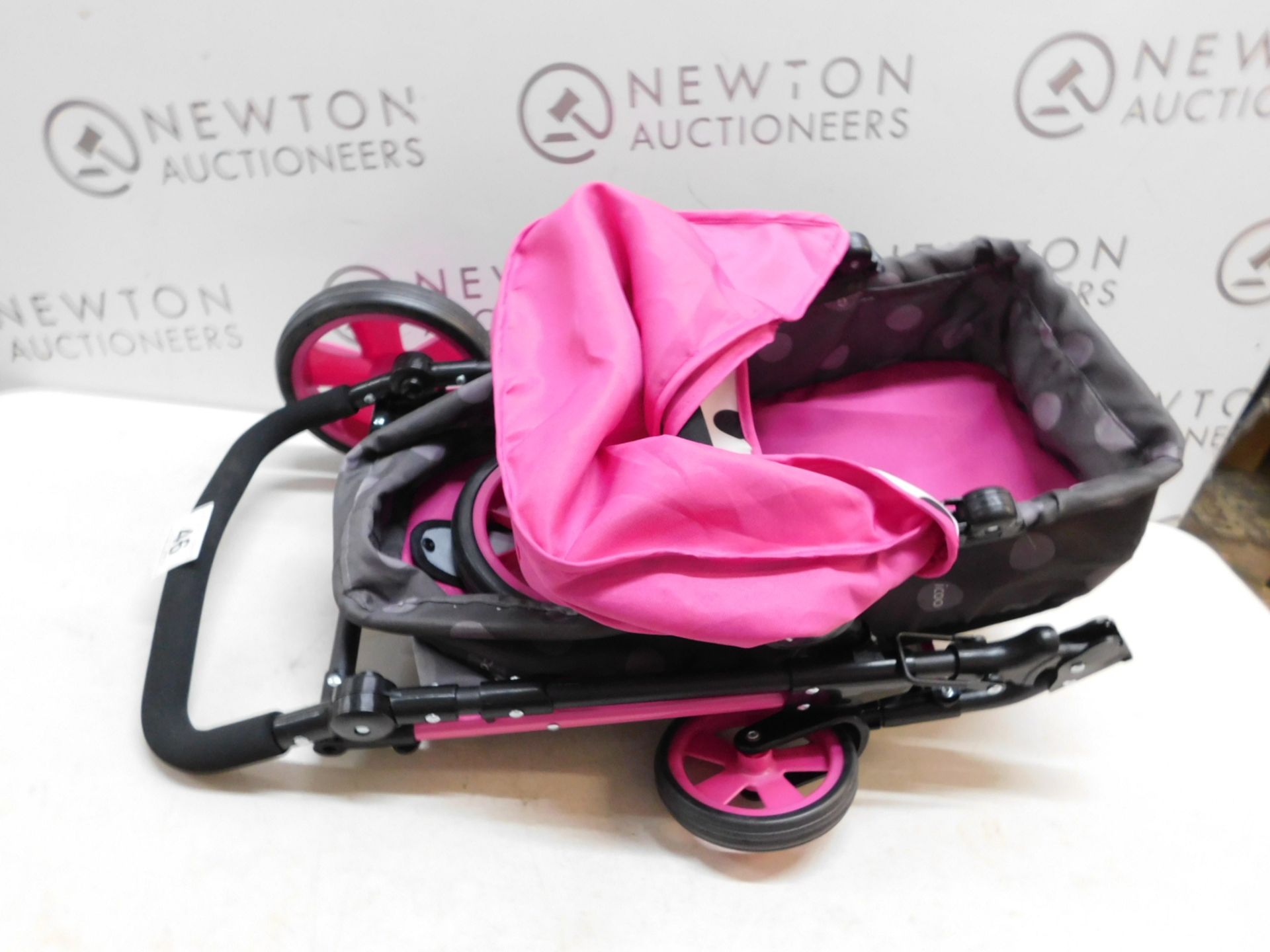 1 I'COO 3-IN-1 DOLL STROLLER WITH ADJUSTABLE HANDLES RRP £39.99