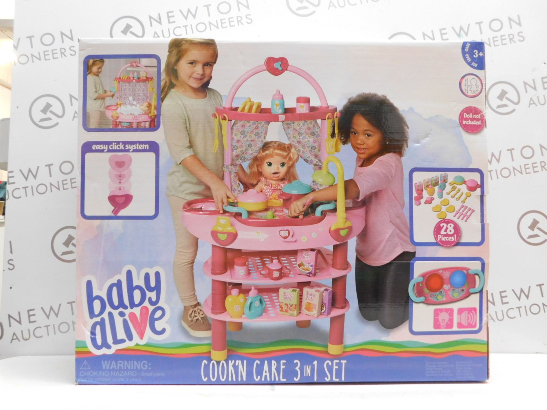 1 BRAND NEW BOXED BABY ALIVE COOK N CARE 3-IN-1 PLAYSET RRP £39.99