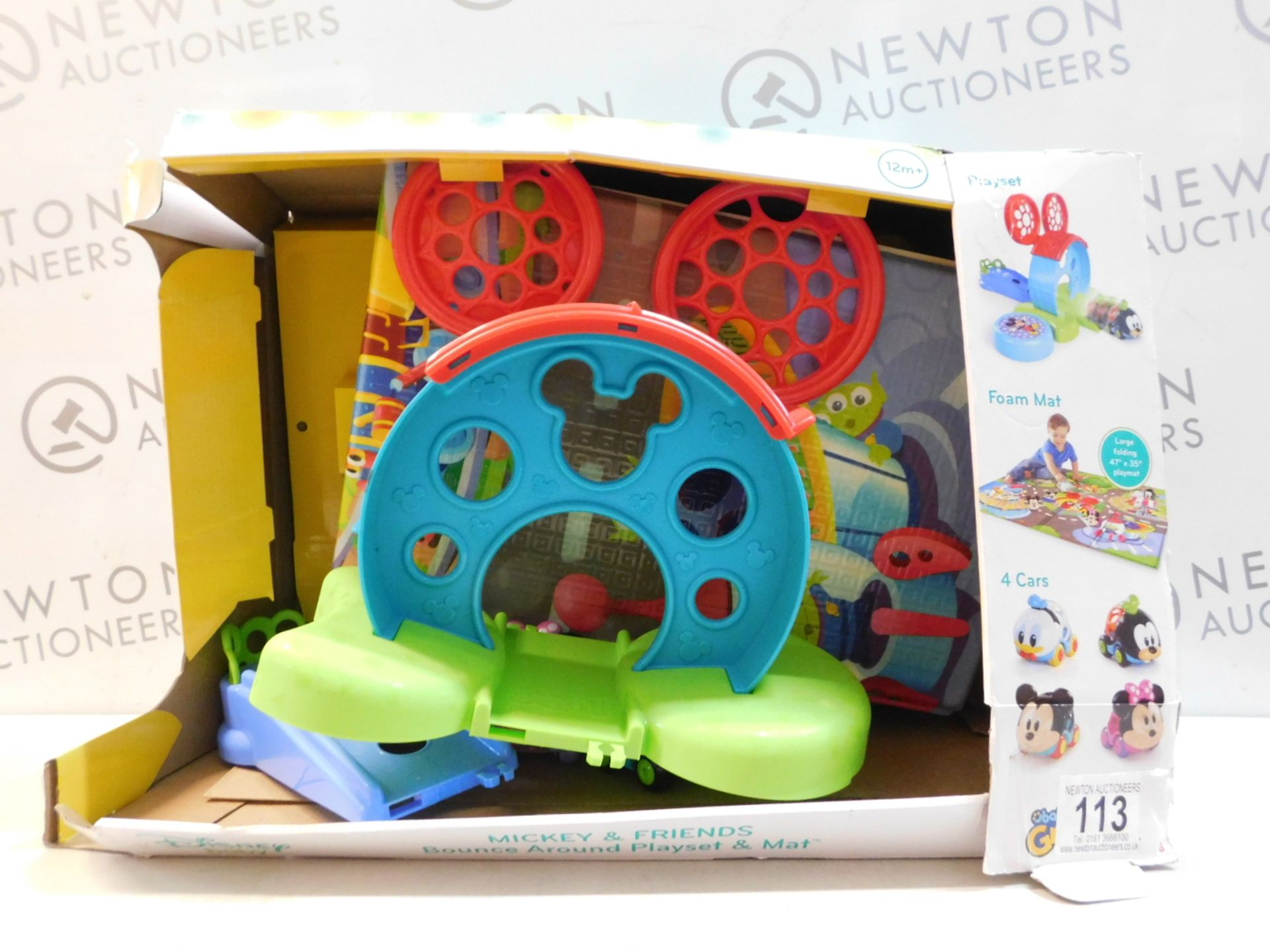 1 BOXED DISNEY BABY GO GRIPPERS MICKEY & FRIENDS BOUNCE AROUND PLAYSET WITH PLAY MAT RRP £39.99