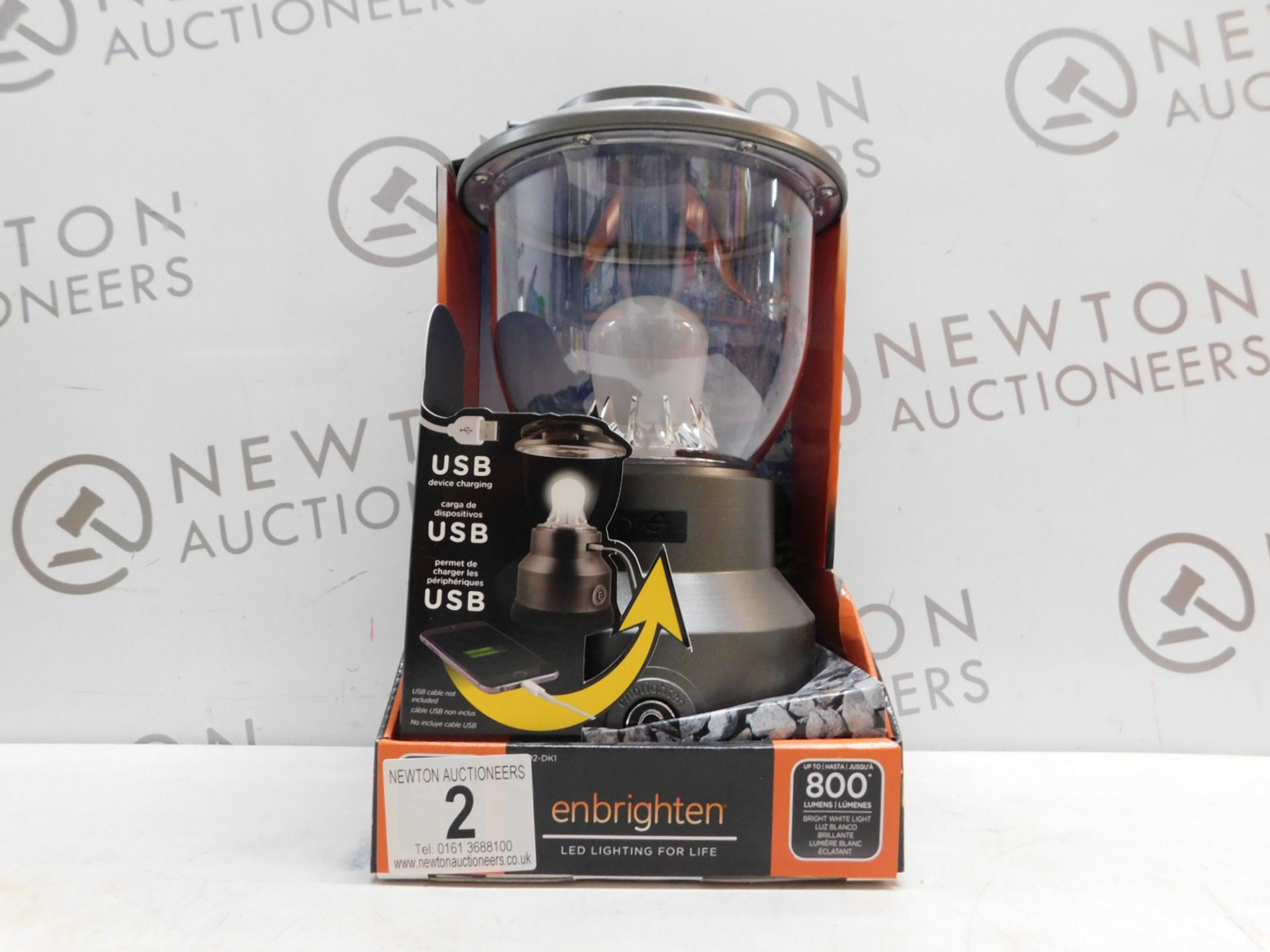 1 BRAND NEW PACK OF ENBRIGHTEN 800 LUMENS BRIGHT WHITE LANTERN WITH USB RRP £49.99