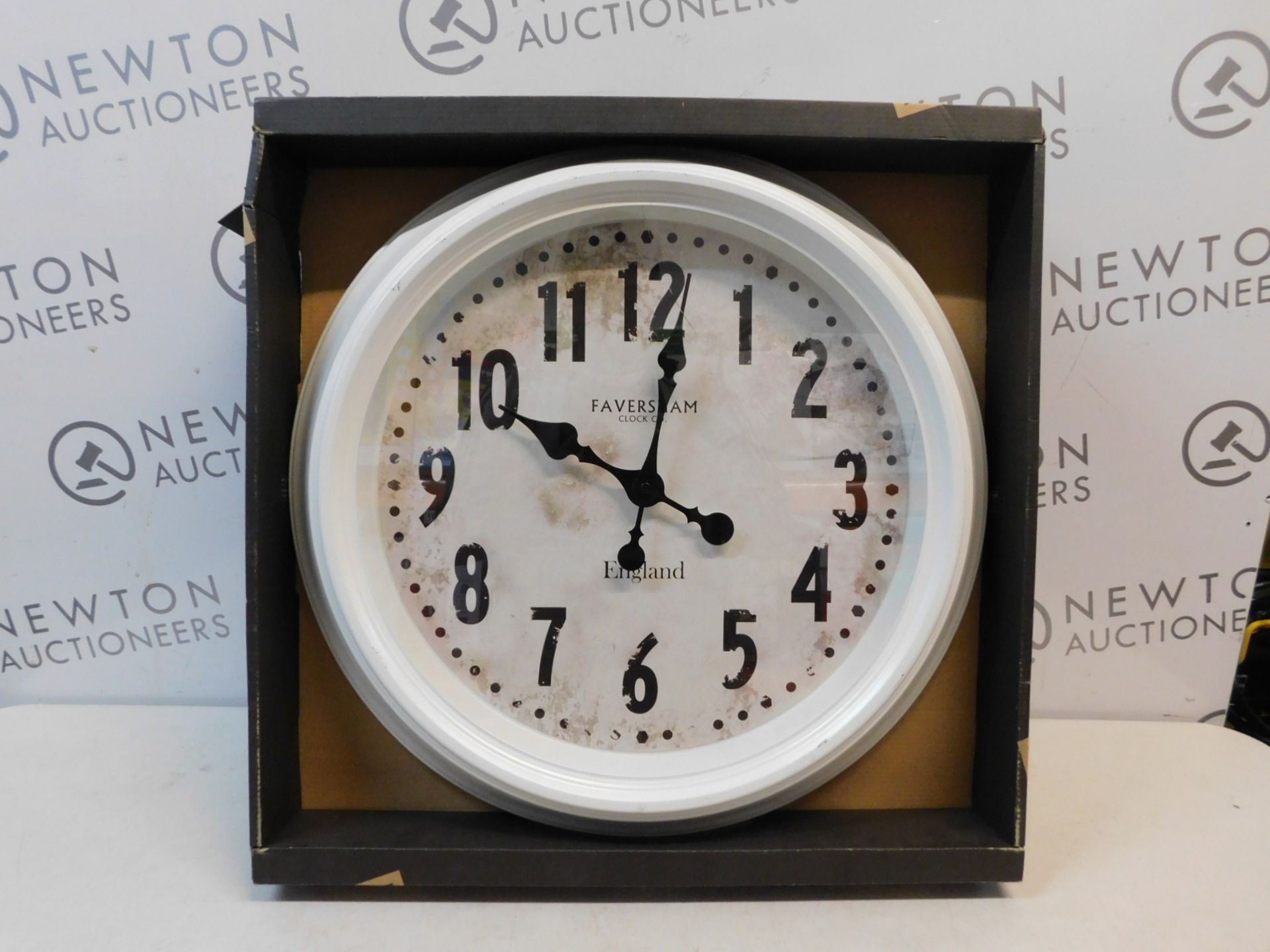 1 PACK OF FAVERSHAM CLOCK CO WHITE VINTAGE WATCH/ CLOCK RRP £44.99