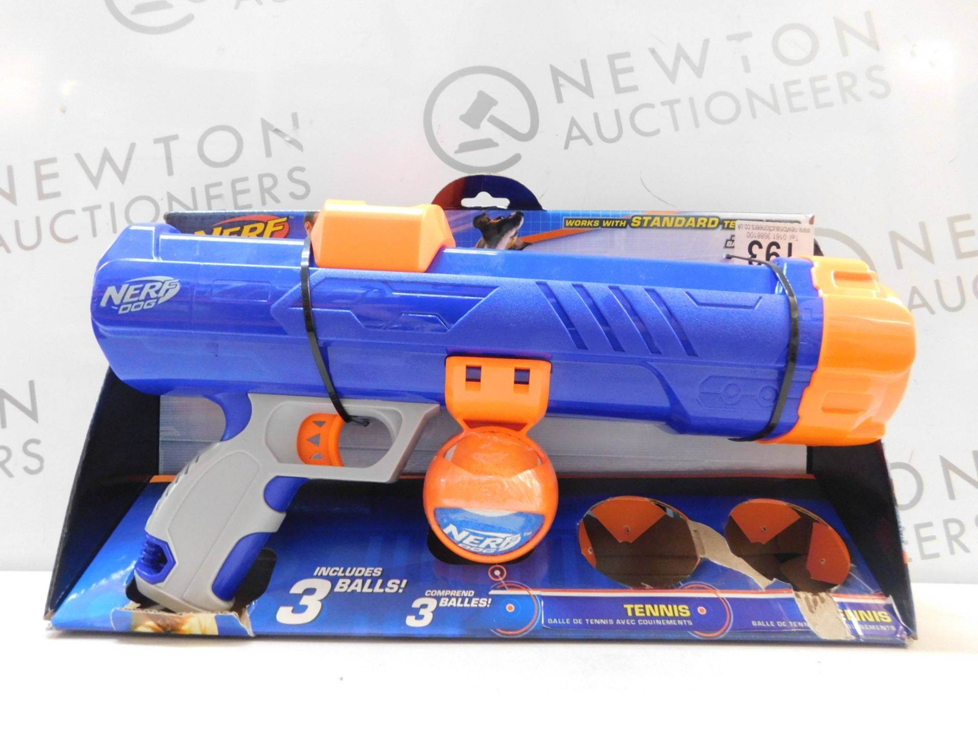 1 PACK OF NERF DOG GUN LAUNCHER WITH BALL RRP £29.99