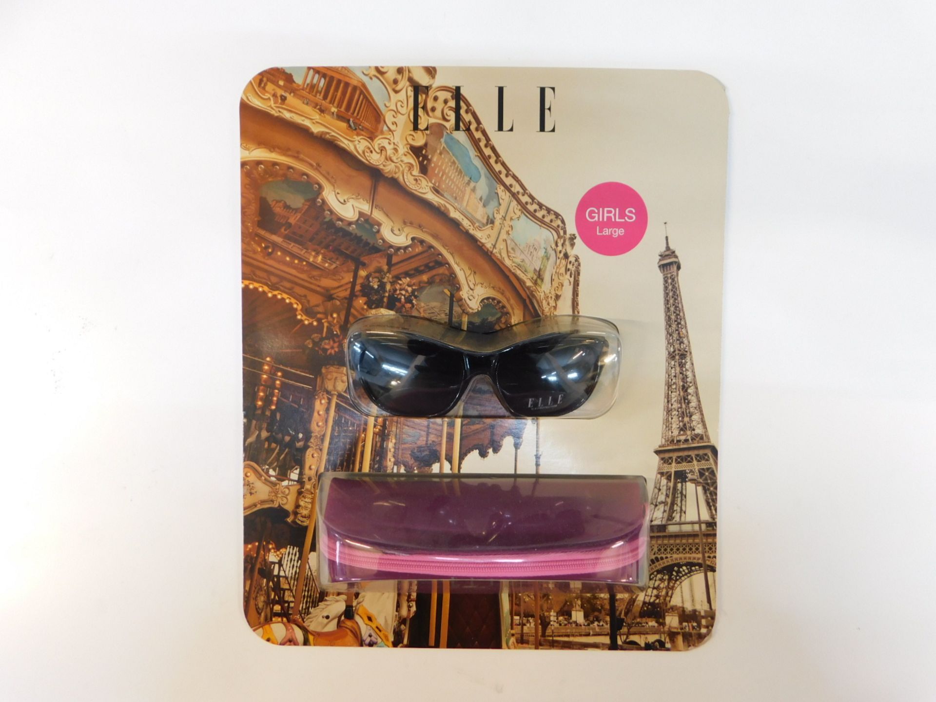 1 BRAND NEW PACK OF ELLE GILRS SUNGLASESS WITH CASE SIZE LARGE RRP Â£39.99