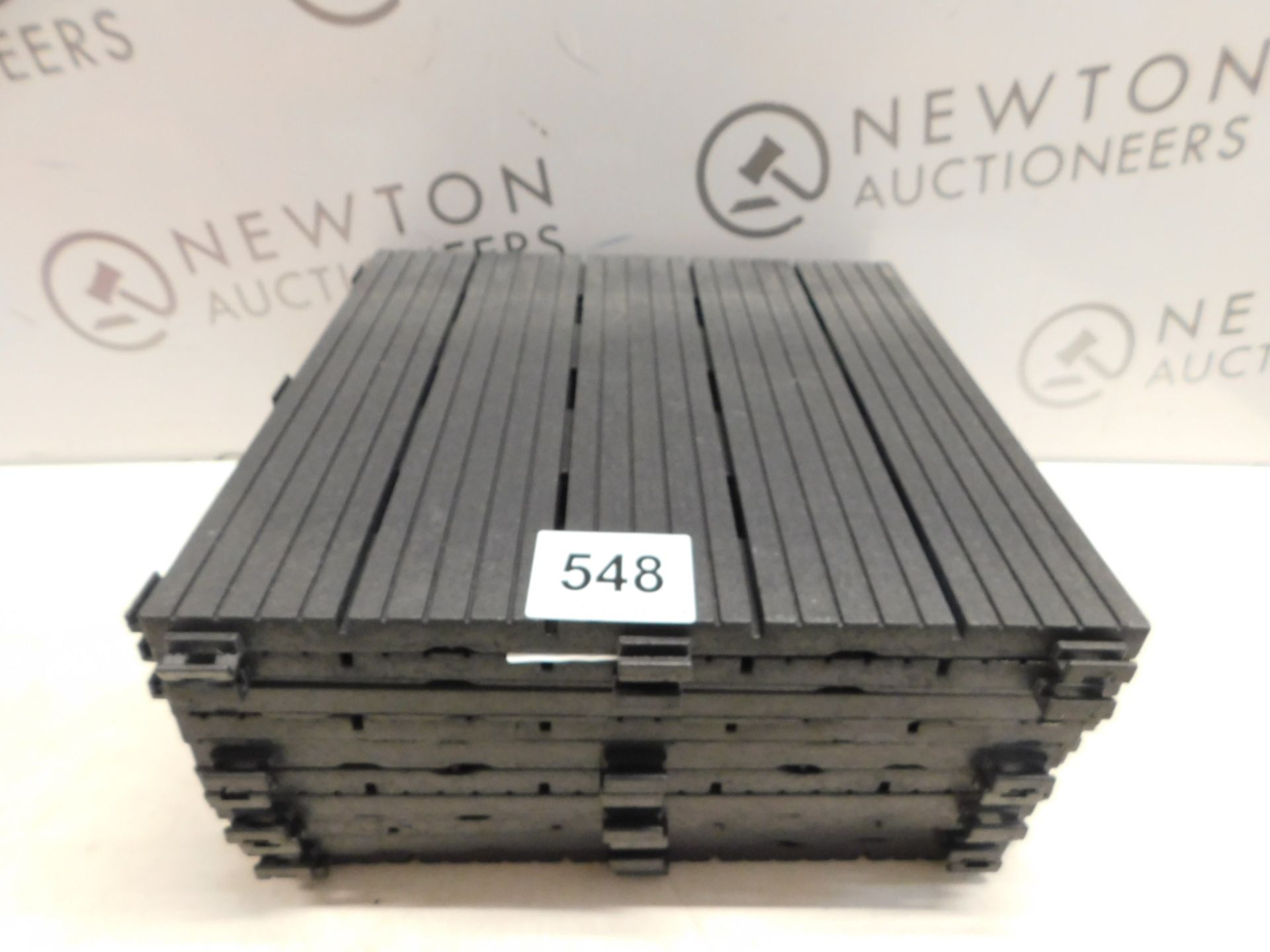 1 SET OF 9 MULTY HOME SLATE GREY DECK & BALCONY TILE (30CM X 30CM) RRP Â£29.99