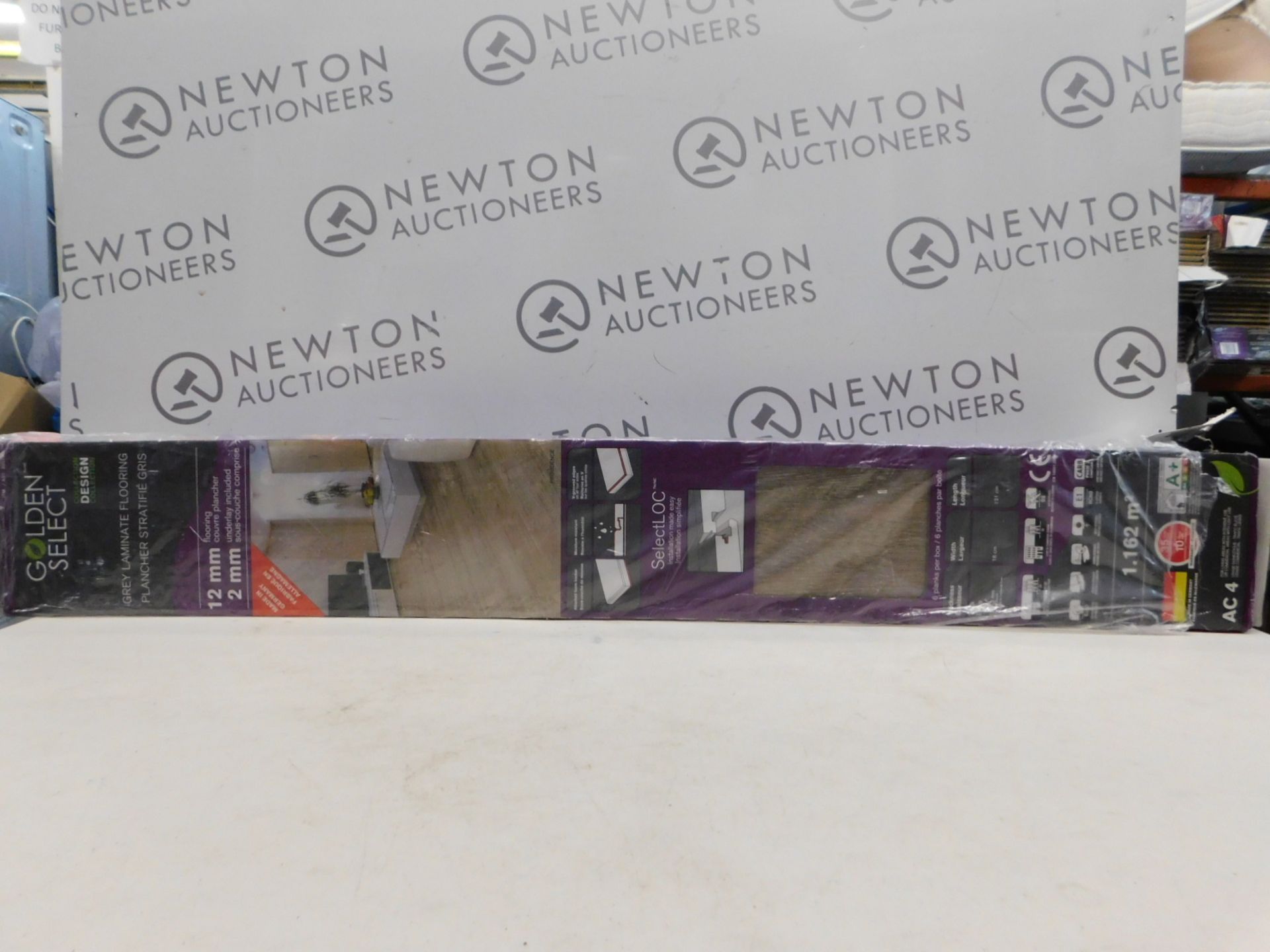 18 BOXES WORTH OF GOLDEN SELECT LAMINATE FLOORING IN NOTTINGHAM COLOUR (COVERS APPROXIMATELY 1.162m2