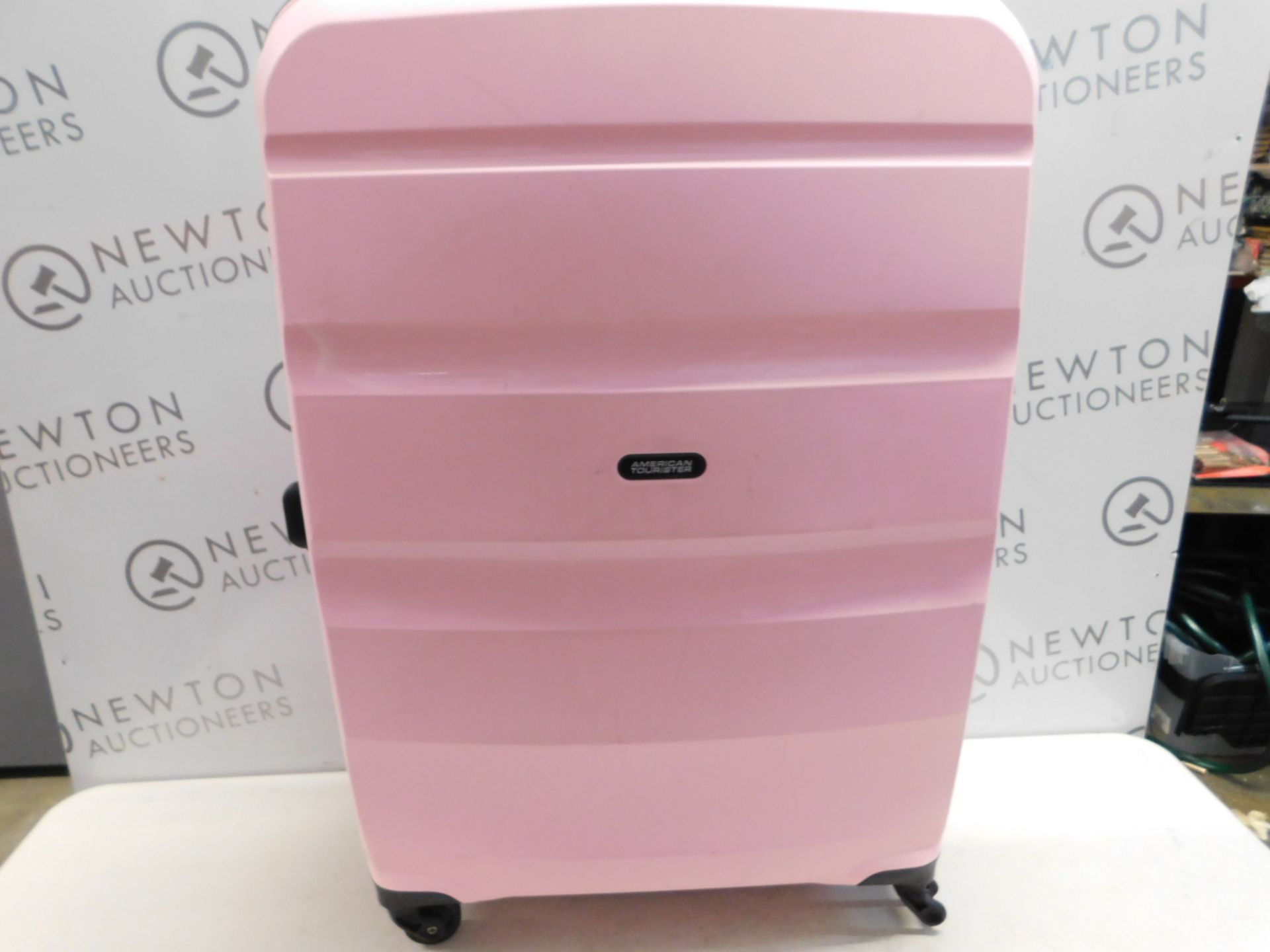 1 AMERICAN TOURISTER COMBI-LOCK COTTON CANDY PINK HARDSIDE PROTECTION LUGGAGE CASE RRP £149.99