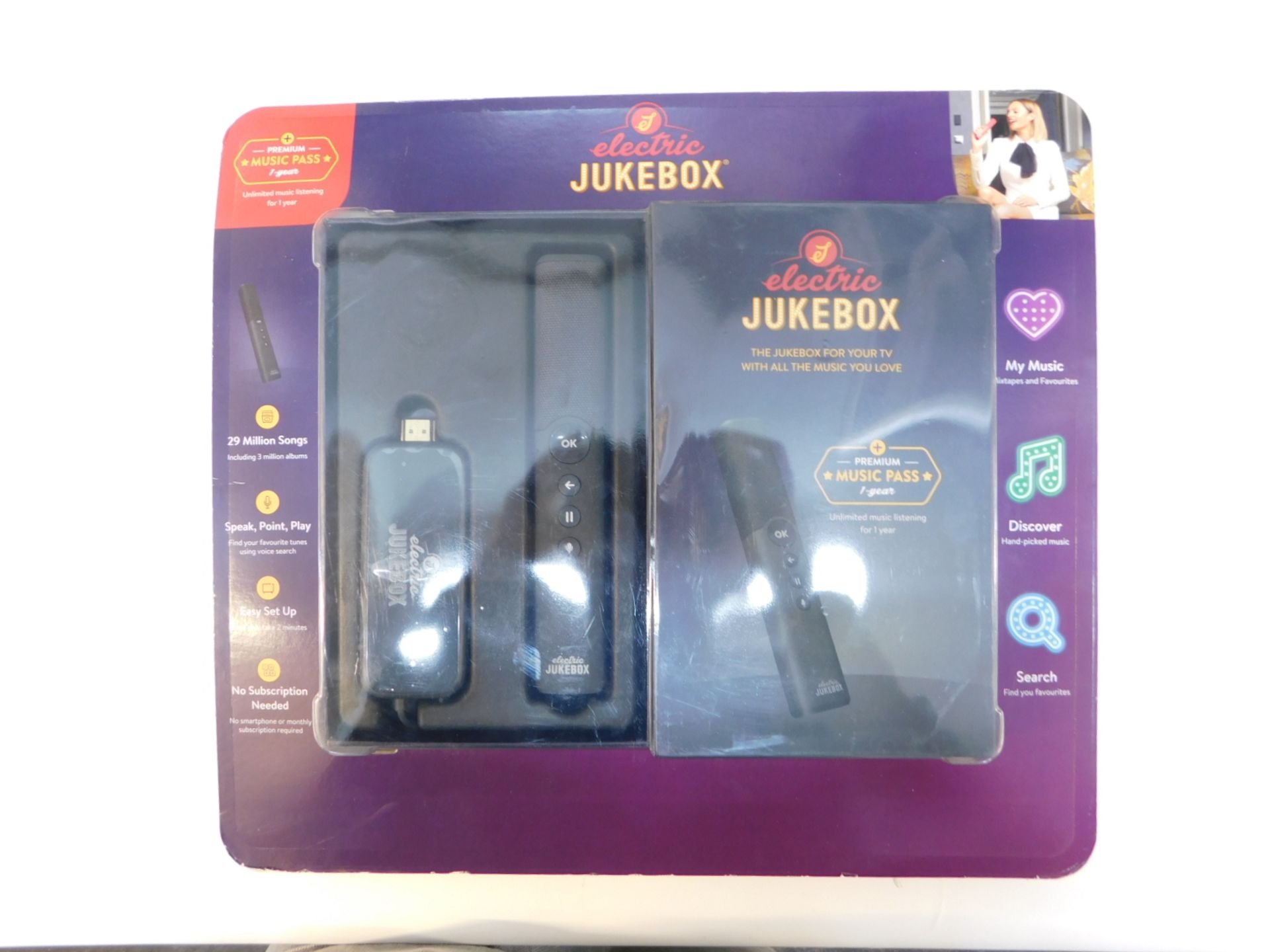 1 PACK OF ELECTRIC JUKEBOX STICK WITH REMOTE CONTROL RRP £199