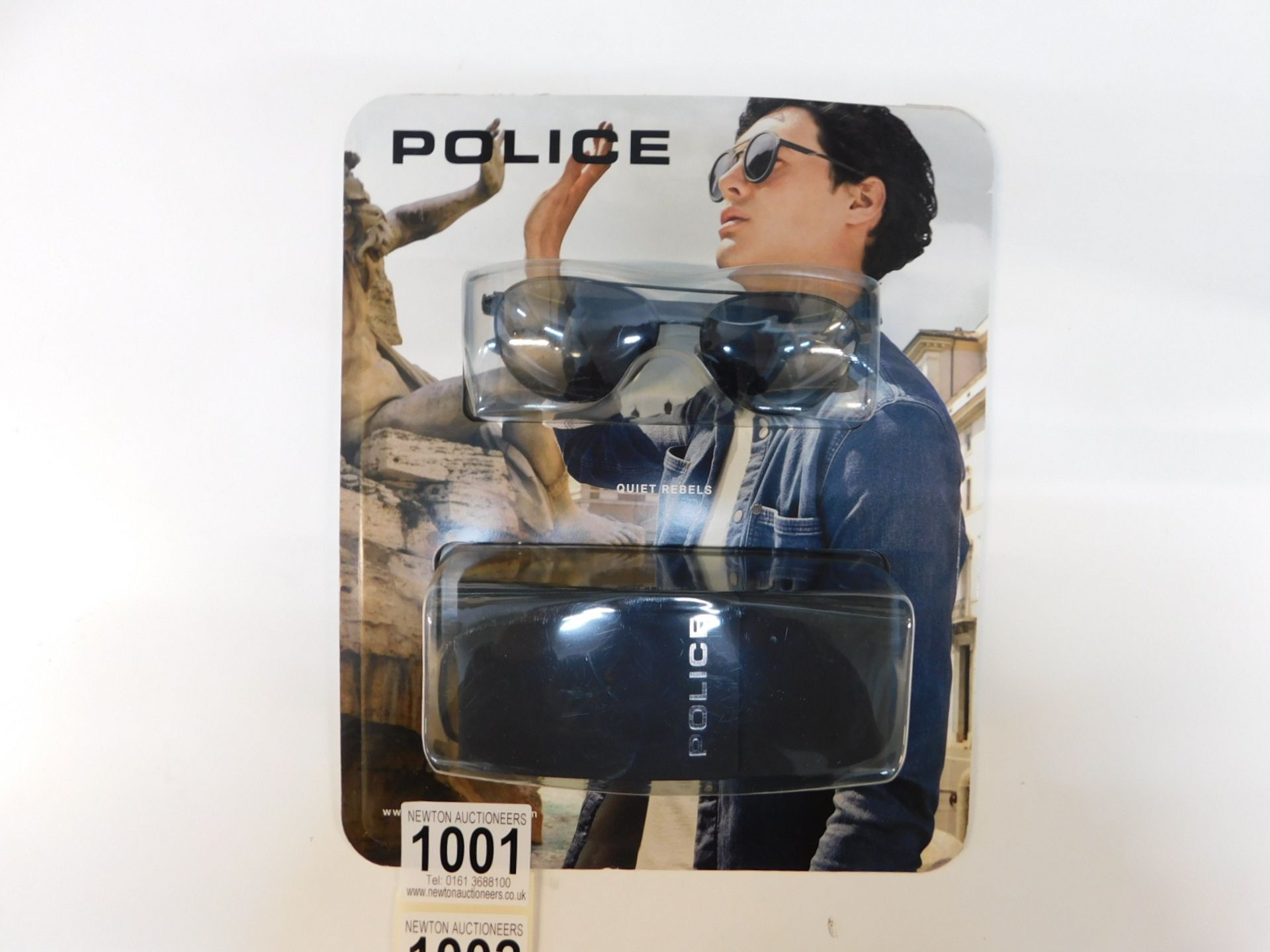 1 PACK OF POLICE MENS SUNGLASESS WITH CASE RRP £89.99