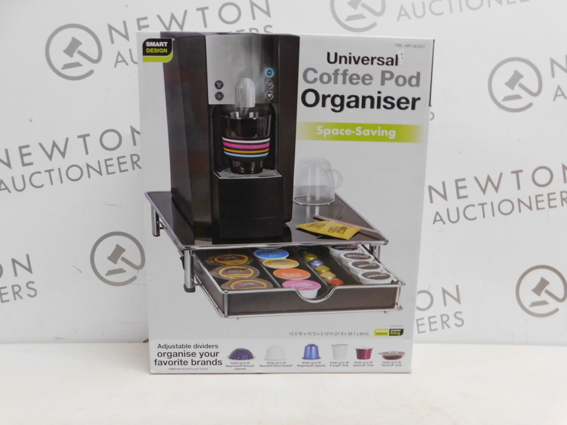 1 BOXED SMART DESIGN COFFEE POD ORGANISER RRP £39.99