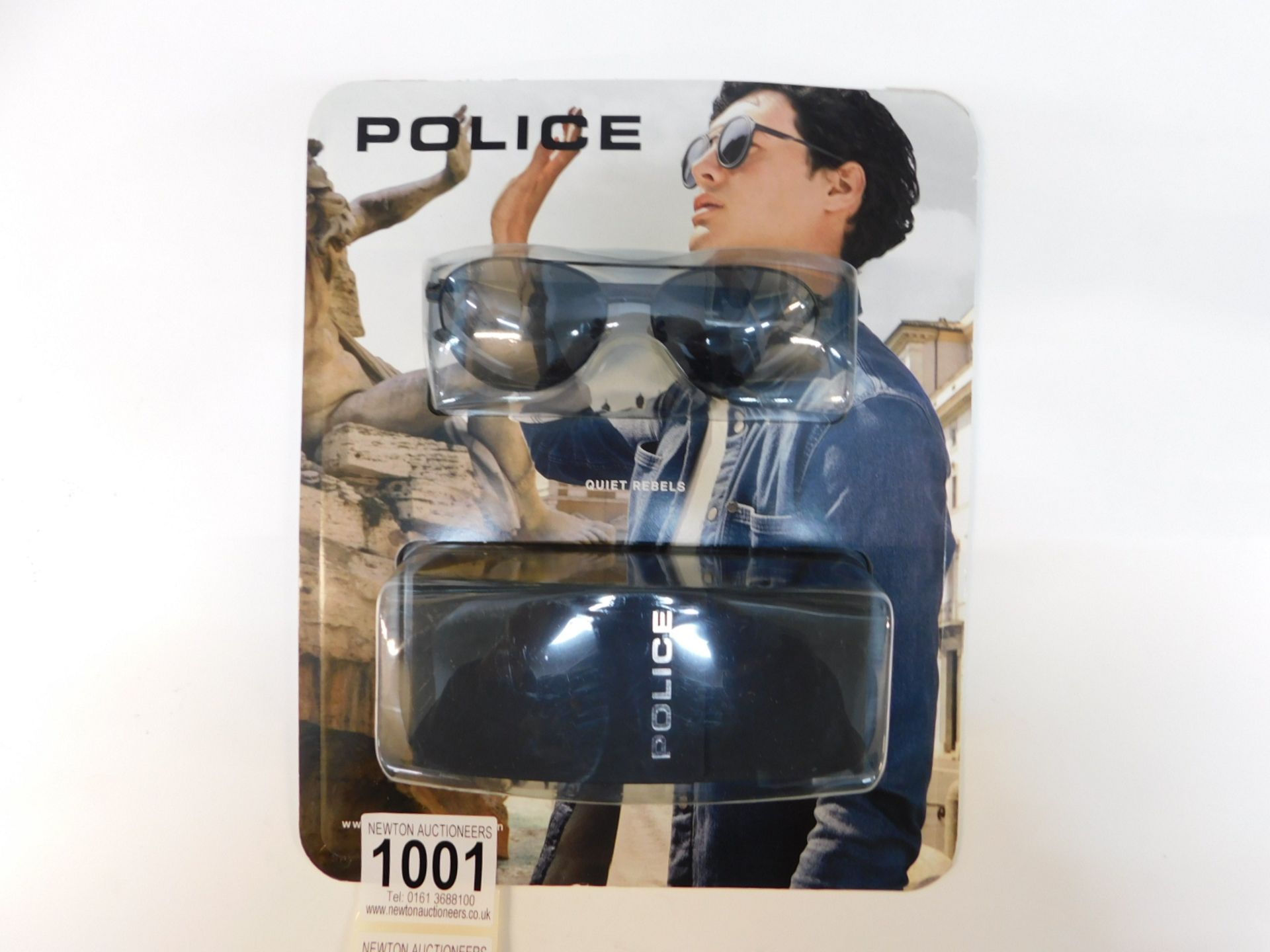 1 PACK OF POLICE MENS SUNGLASESS WITH CASE RRP £89.99