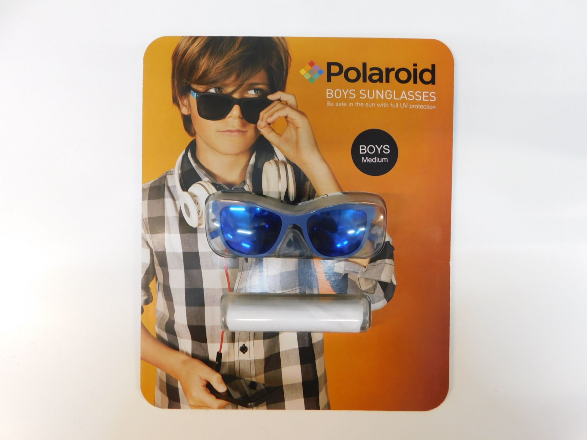 1 BRAND NEW PACK OF BOYS POLAROID SUNGLASSES SIZE MEDIUM RRP £99.99