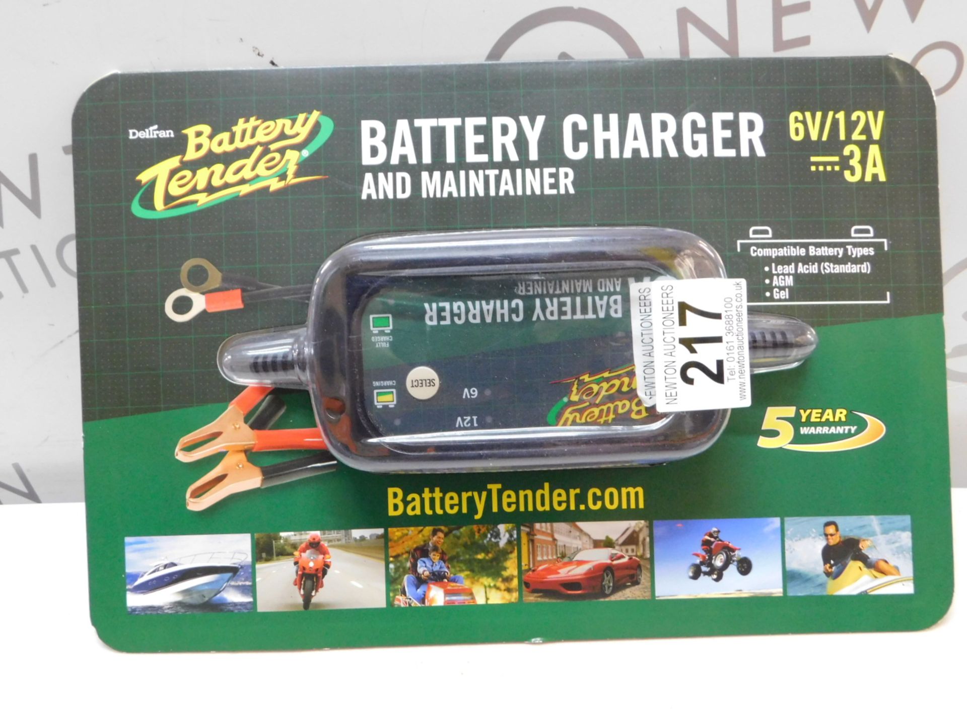 1 PACK OF BATTERY TENDER 6V/ 12V BATTERY CHARGER AND MAINTAINER RRP £49.99
