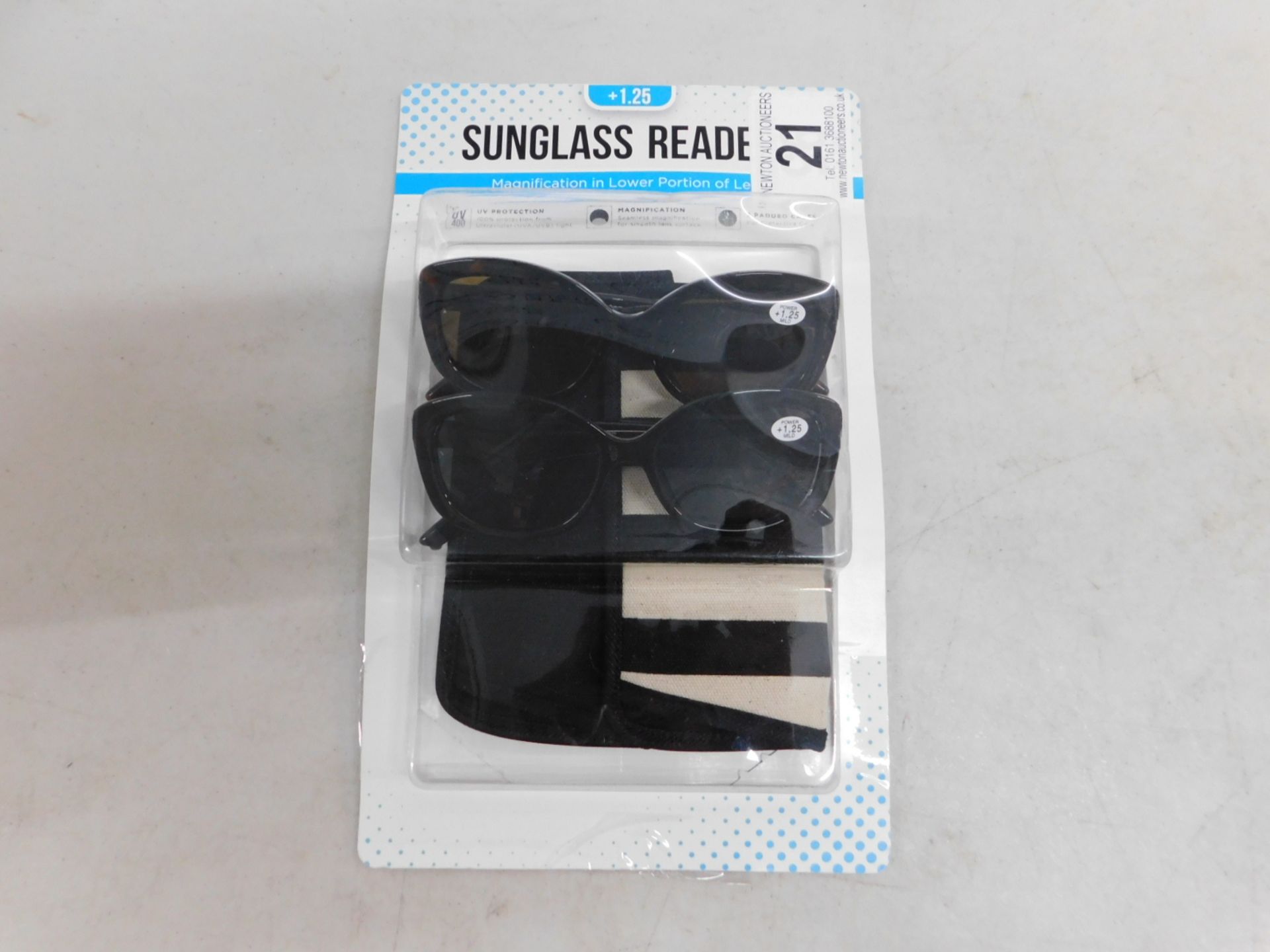 1 PACK OF DESIGN OPTICS SUNREADERS IN +1.25 STRENGTH RRP £19.99