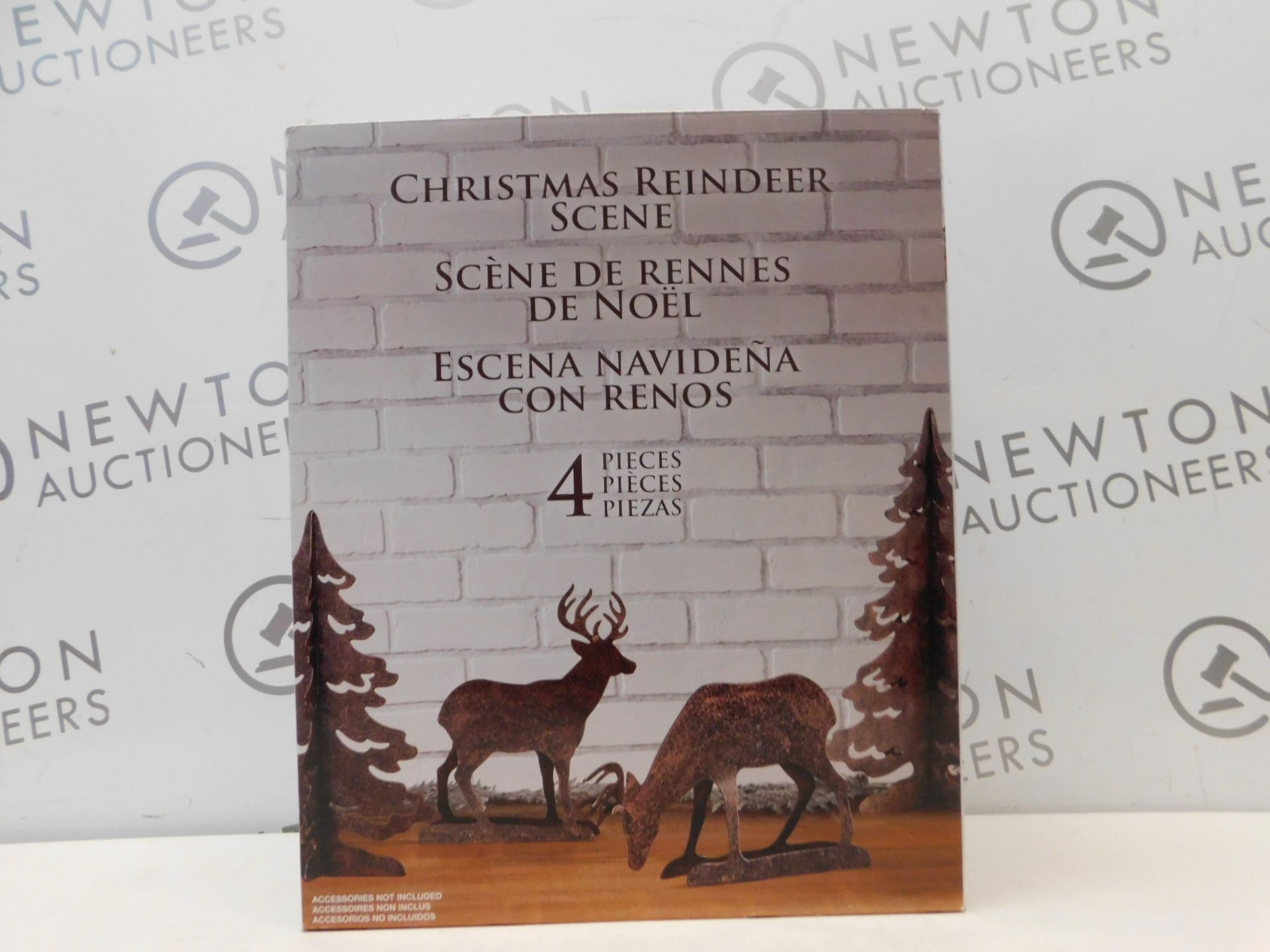 1 BOXED CHRISTMAS REINDEER SCENE RRP £29.99