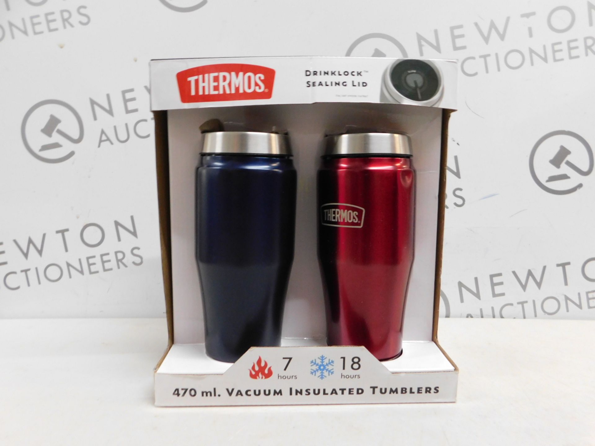 1 BOXED SET OF 2 THERMOS 16OZ TUMBLERS RRP £39.99