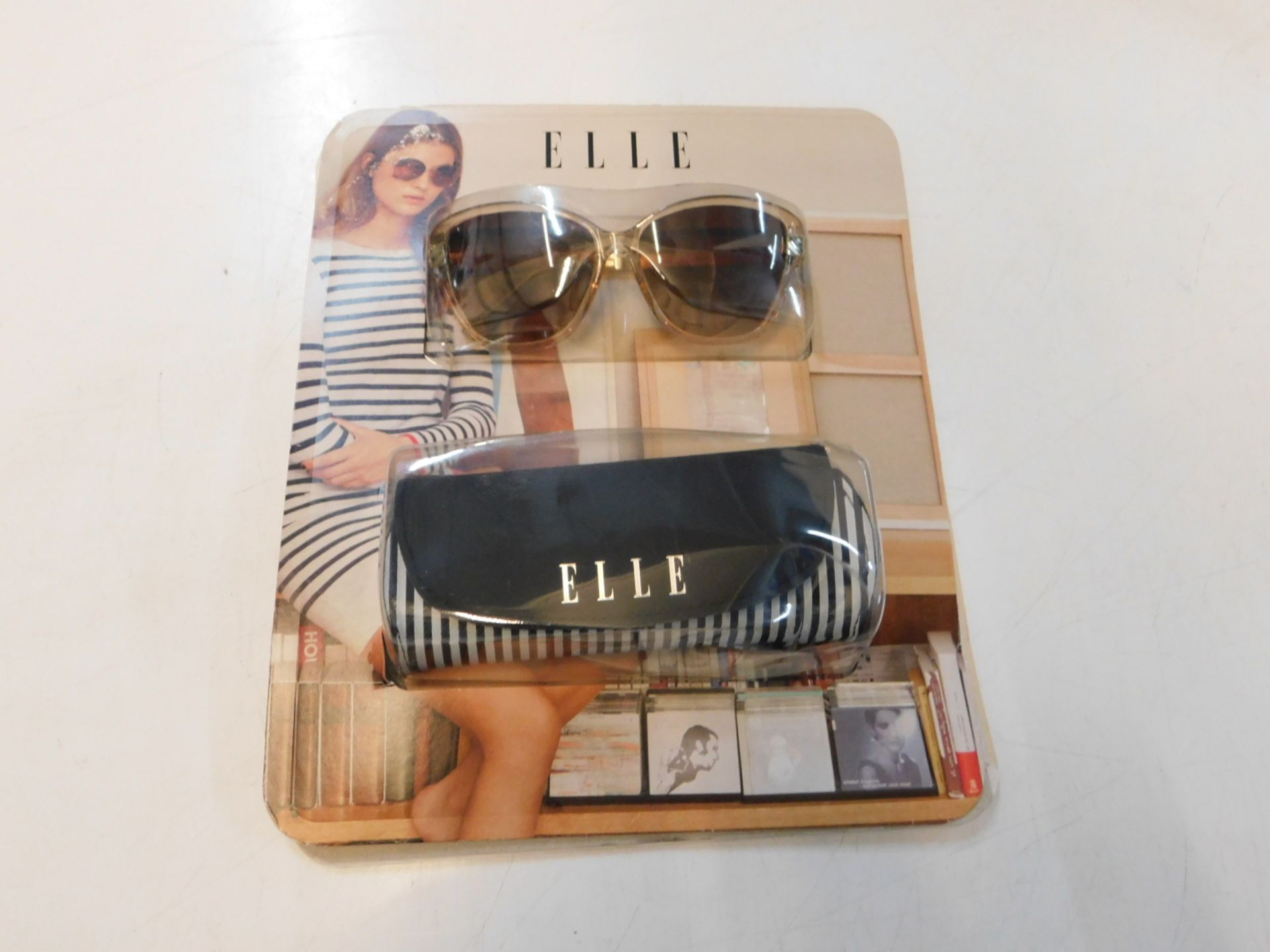 1 PACK OF ELLE WOMENS SUNGLASSESS WITH CASE RRP £69.99