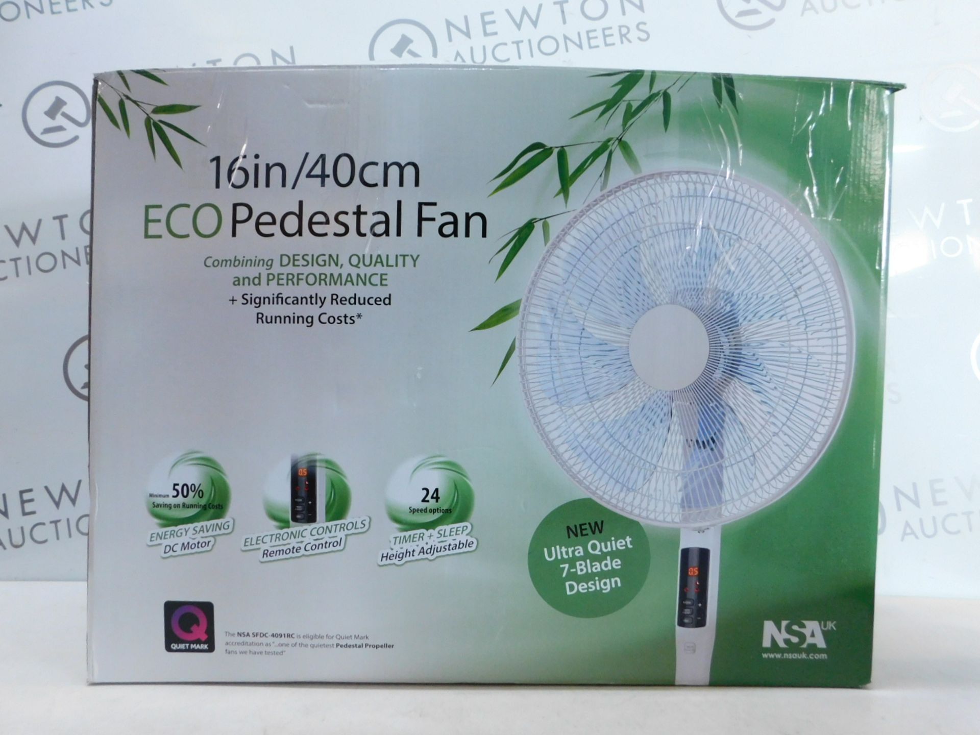 1 BOXED NSA SFDC-4057RC ECO PEDESTAL FAN RRP Â£119.99