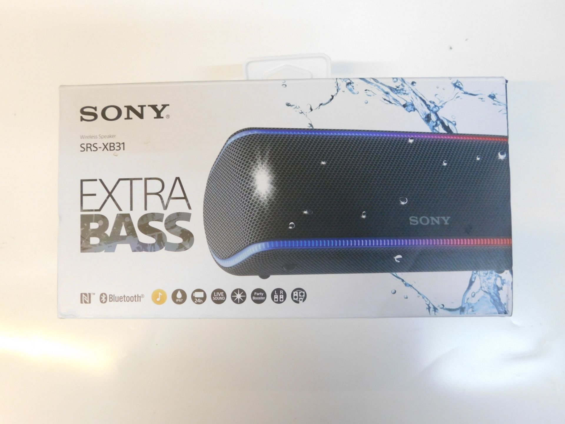 1 BOXED SONY SRS-XB31 EXTRA BASS BLUETOOTH SPEAKER RRP Â£149.99