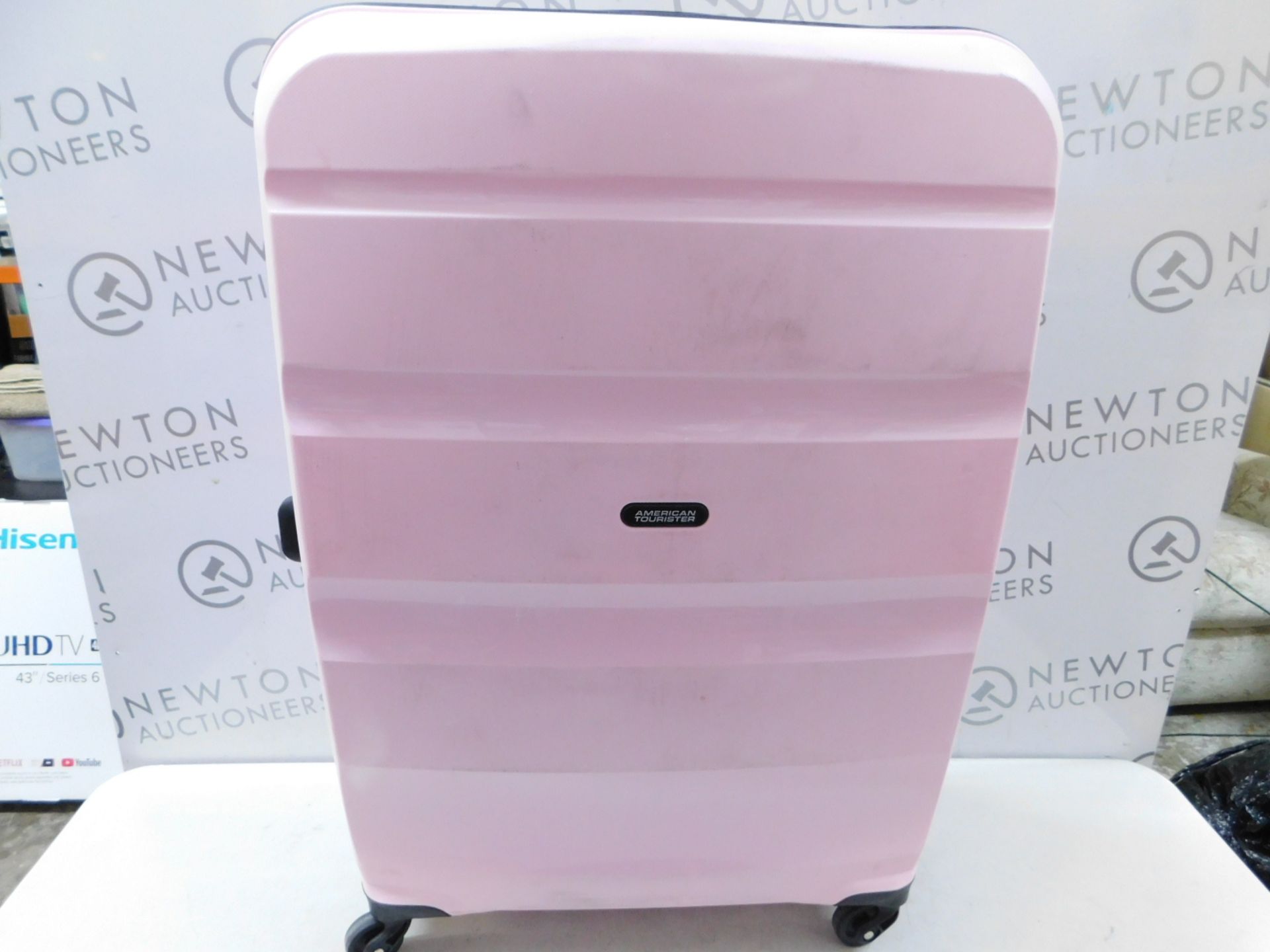 1 AMERICAN TOURISTER COMBI-LOCK COTTON CANDY PINK HARDSIDE PROTECTION LUGGAGE CASE RRP Â£149.99