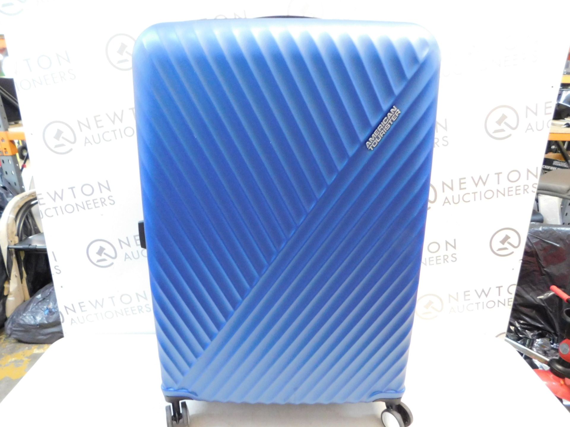 1 AMERICAN TOURISTER VISBY COMBI-LOCK DEEP BLUE HARDSIDE PROTECTION LARGE LUGGAGE CASE RRP Â£129.99