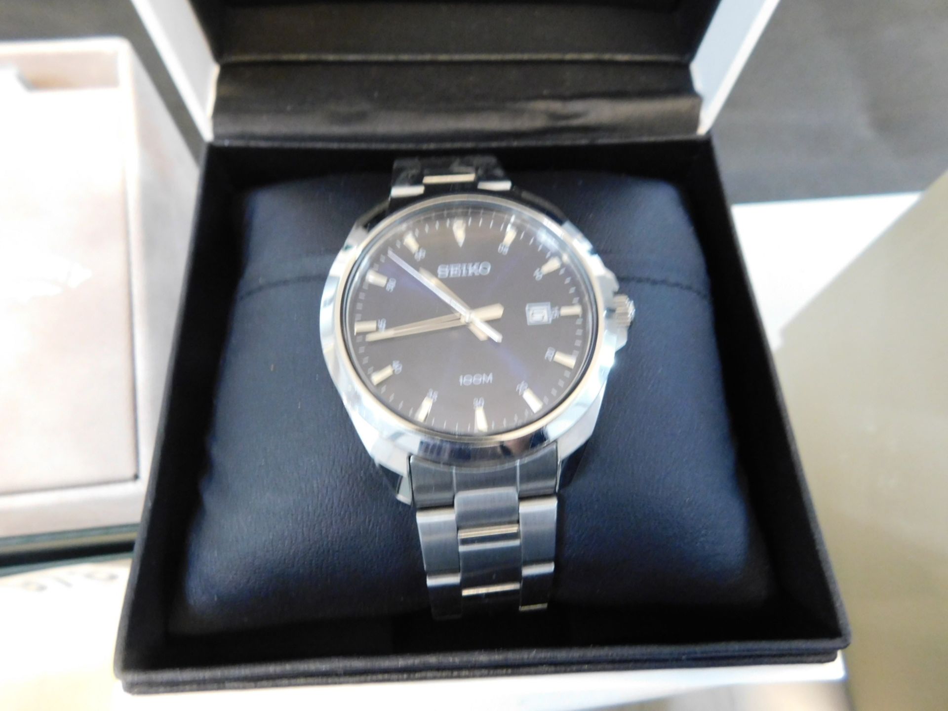 1 BOXED SEIKO GENTS WATCH RRP Â£129