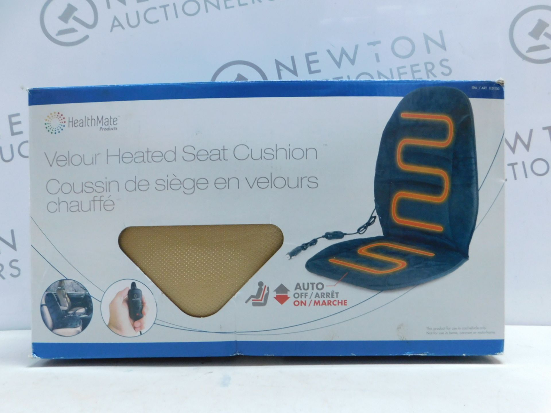 1 BOXED HEALTHMATE VELOUR HEATED SEAT CUSHION RRP Â£29.99