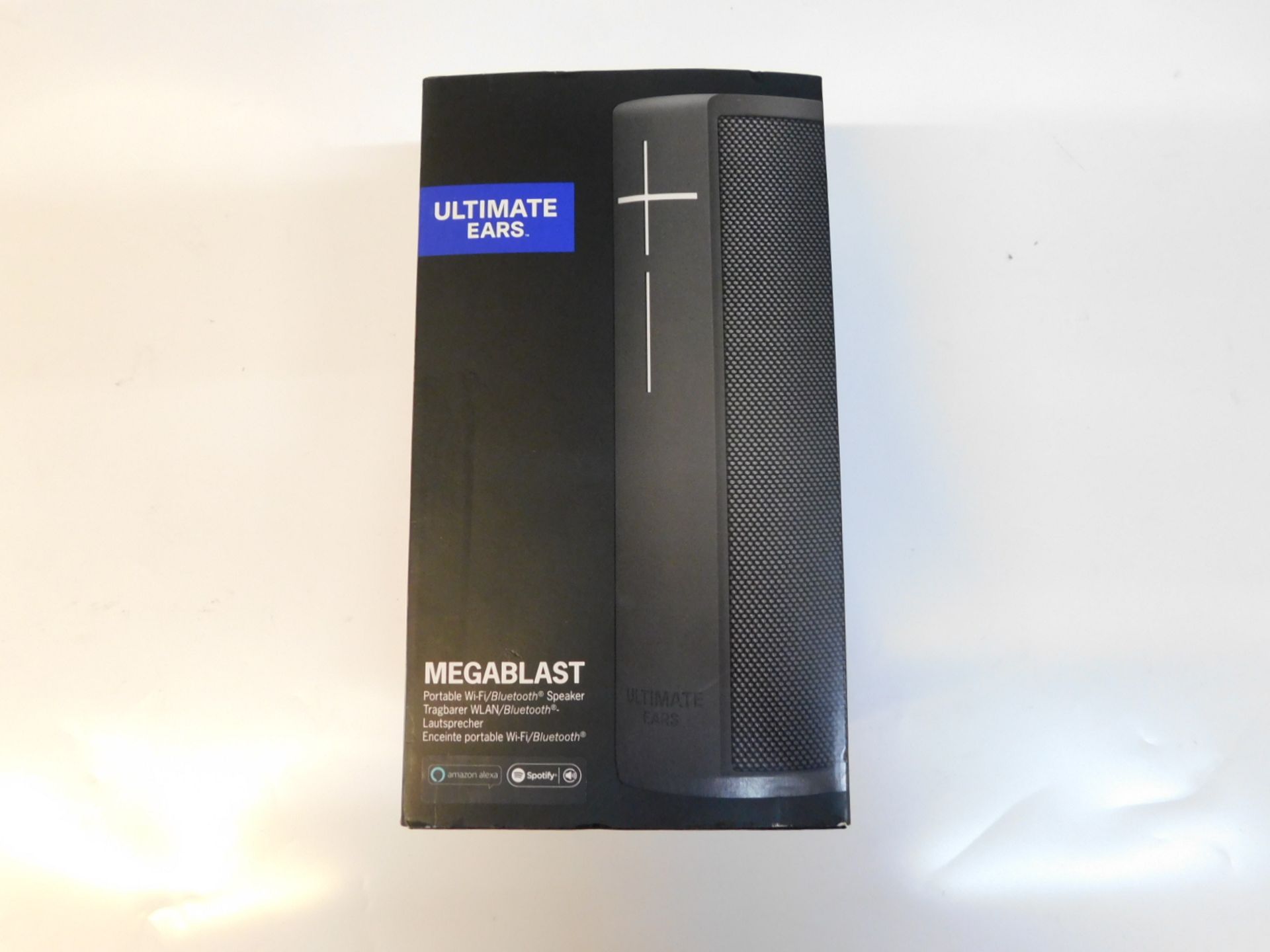 1 BOXED ULTIMATE EARS MEGA BOOM 3 BLUETOOTH SPEAKER RRP Â£199