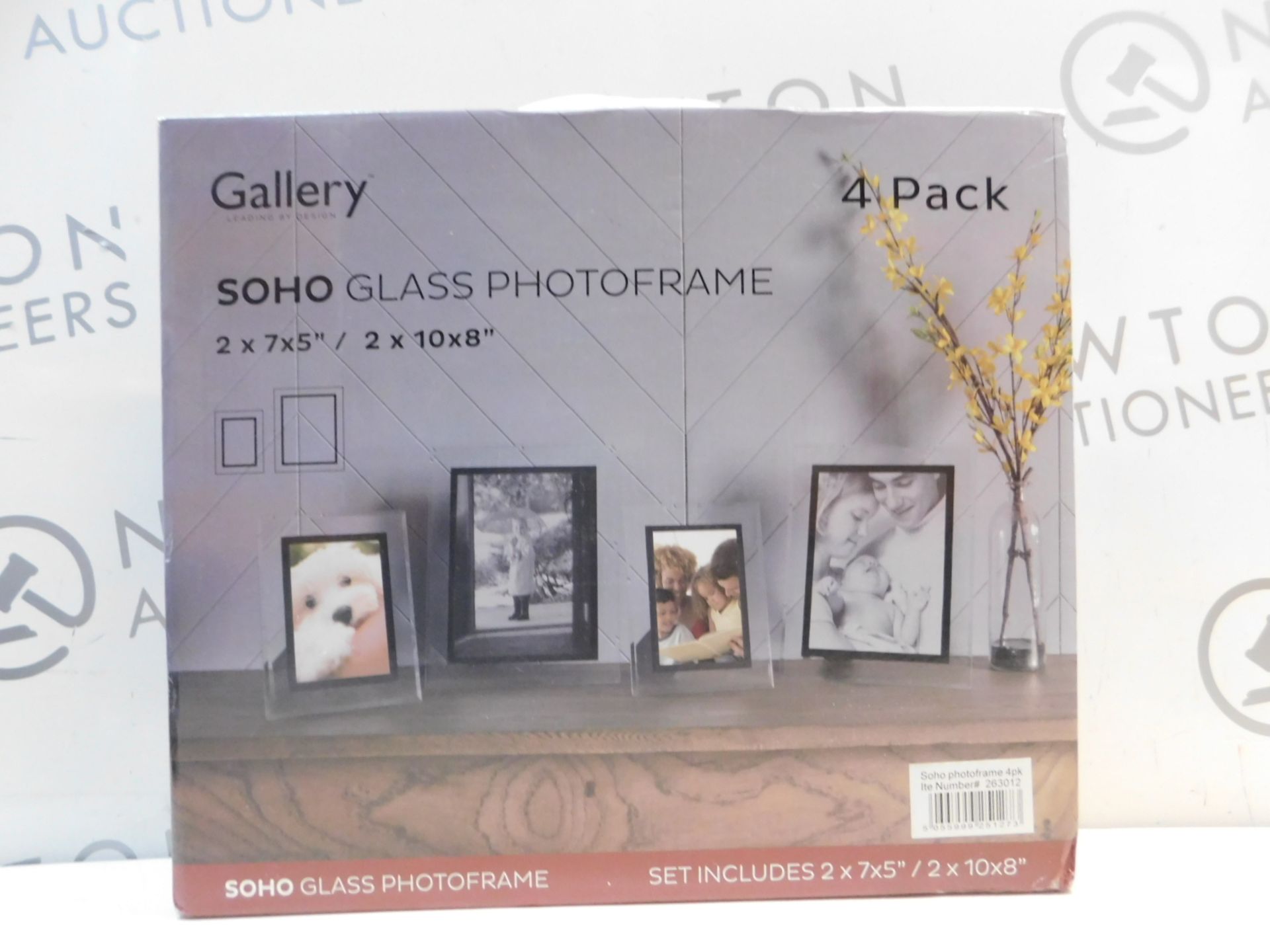 1 BOXED GALLERY SOHO GLASS PHOTO FRAMES RRP Â£29.99