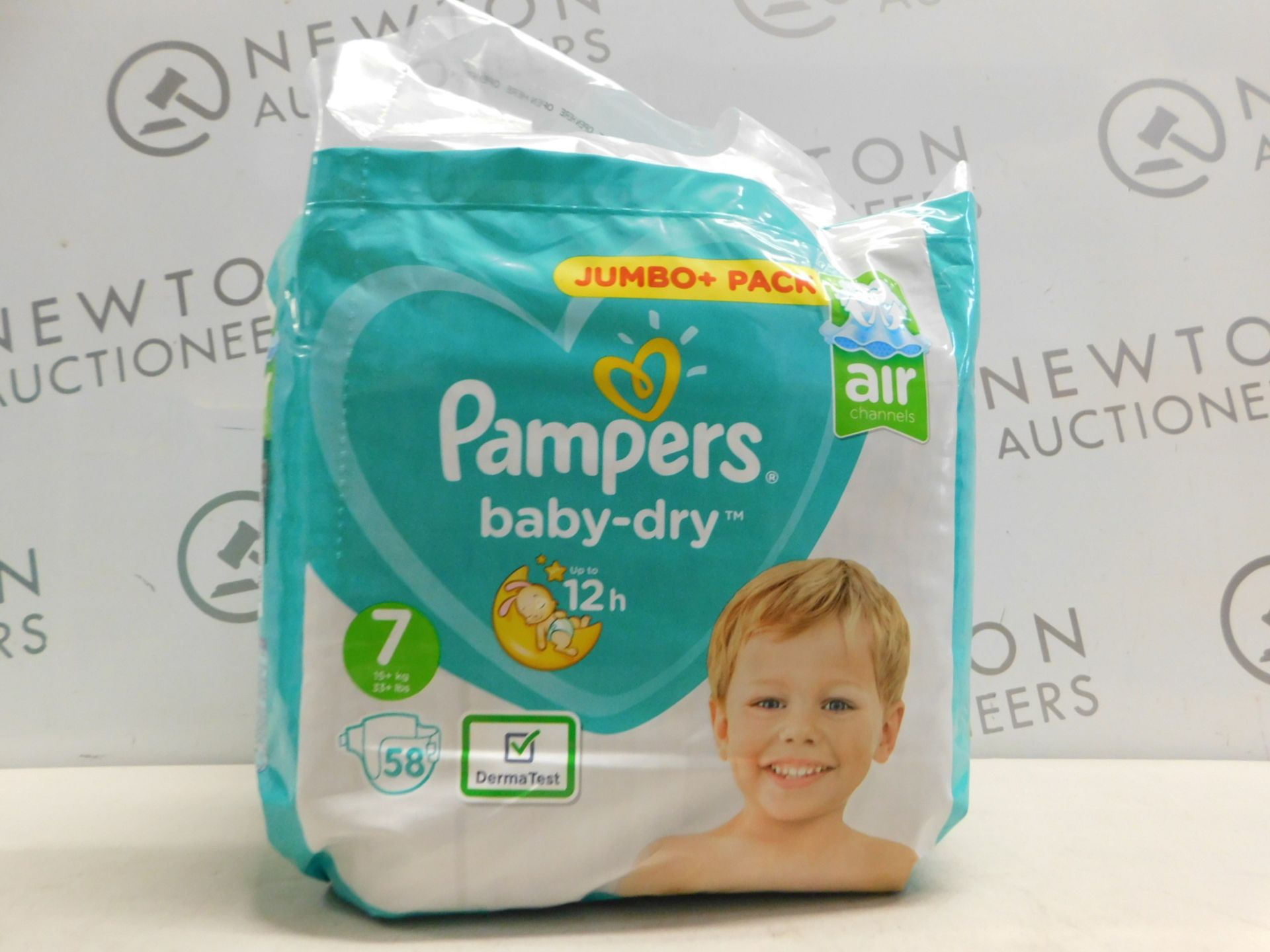 1 PACK OF PAMPERS BABY-DRY SIZE 7 58 NAPPY PANTS RRP Â£19.99