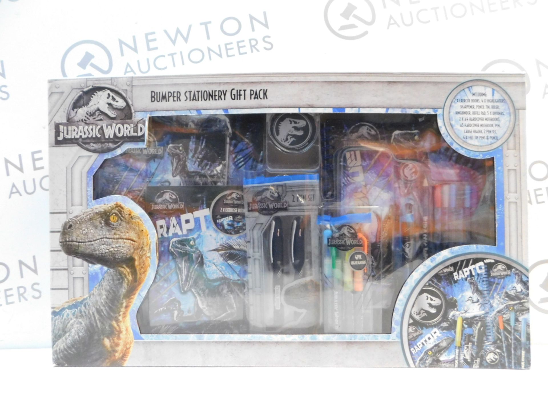 1 BRAND NEW BOXED JURASSIC WORLD BUMPER STATIONERY GIFT PACK RRP Â£29.99