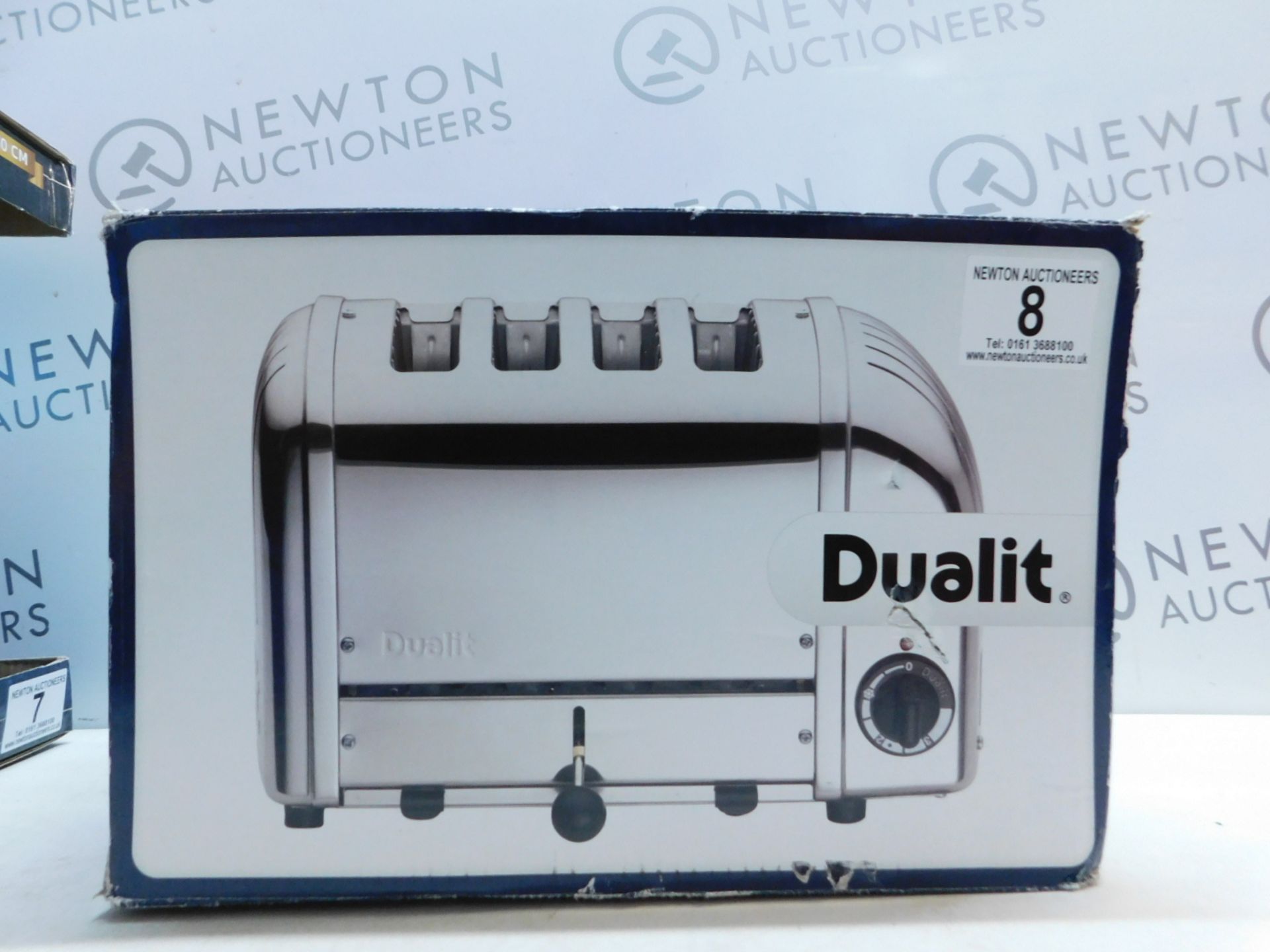 1 BOXED DUALIT D4BMHA NEWGEN POLISHED STEEL 4-SLICE TOASTER RRP Â£199