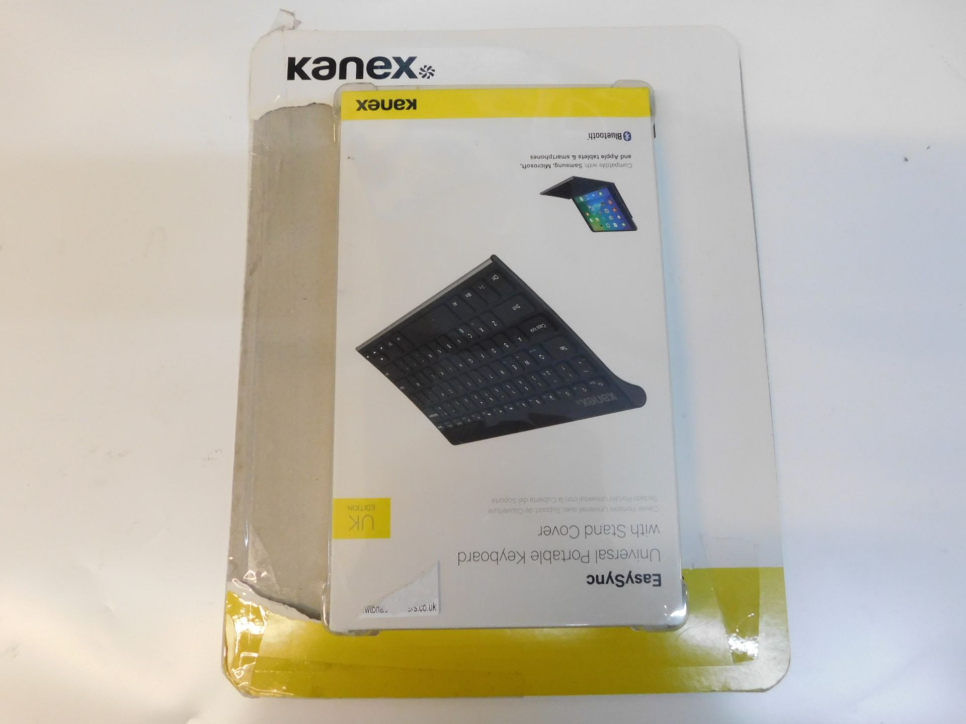 1 PACK OF KANEX EASY SYNC UNIVERSAL PORTABLE KEYBOARD WITH COVER RRP Â£49.99