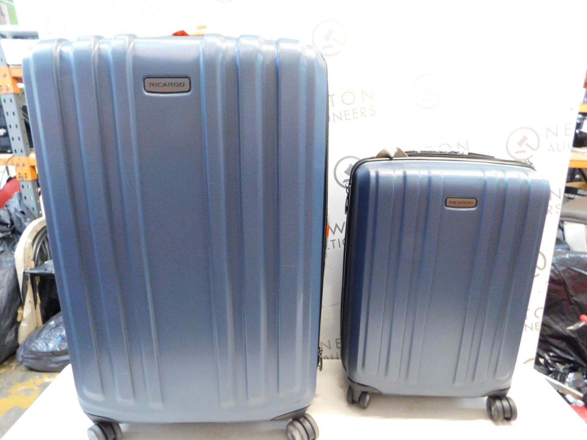 1 RICARDO BEVERLY HILLS 2-PIECE POLYCARBONATE 360 SPINNER LUGGAGE SET RRP Â£199