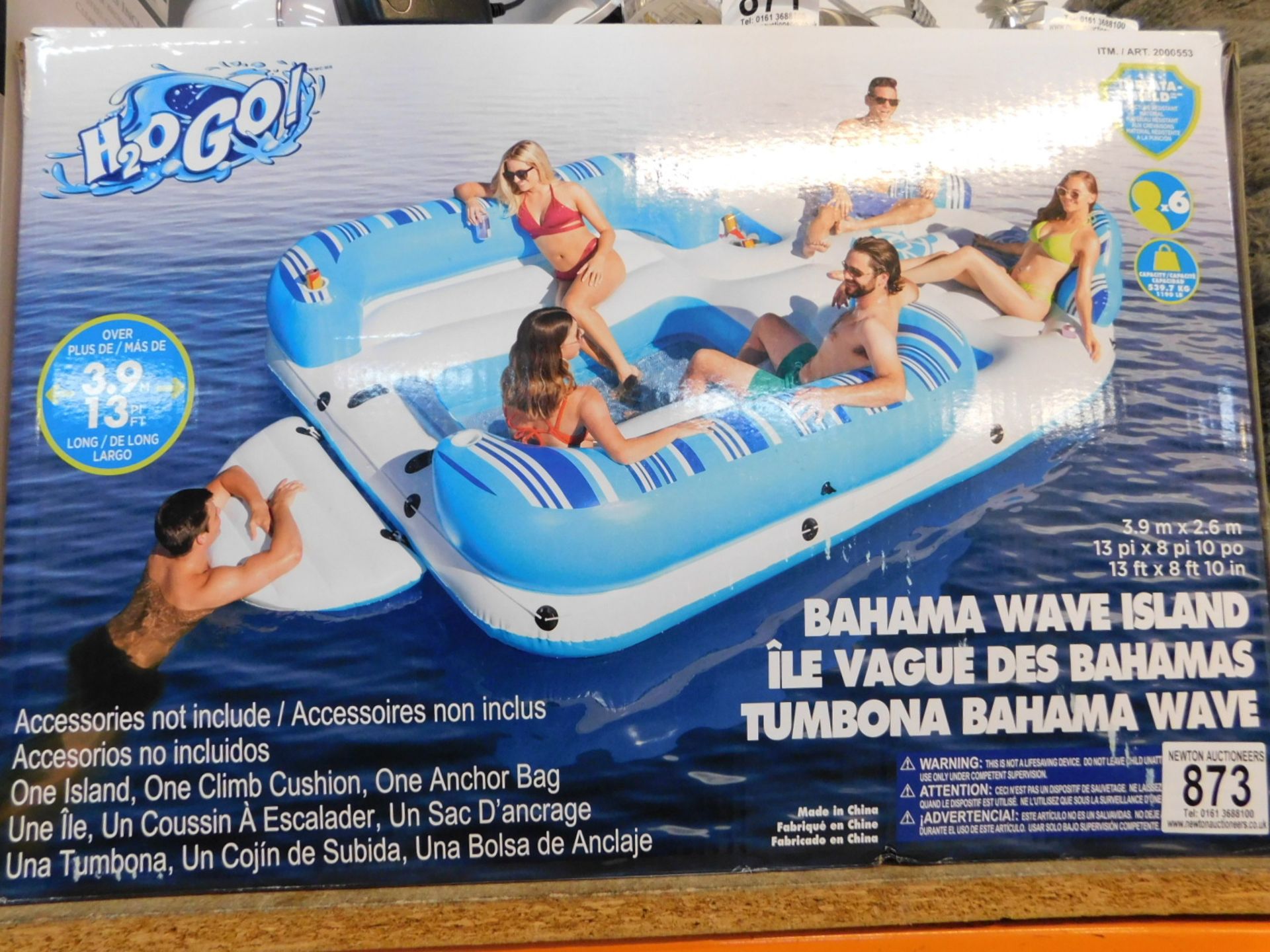 1 BOXED H2O GO BAHAMA WAVE 6 PERSON ISLAND RRP Â£199