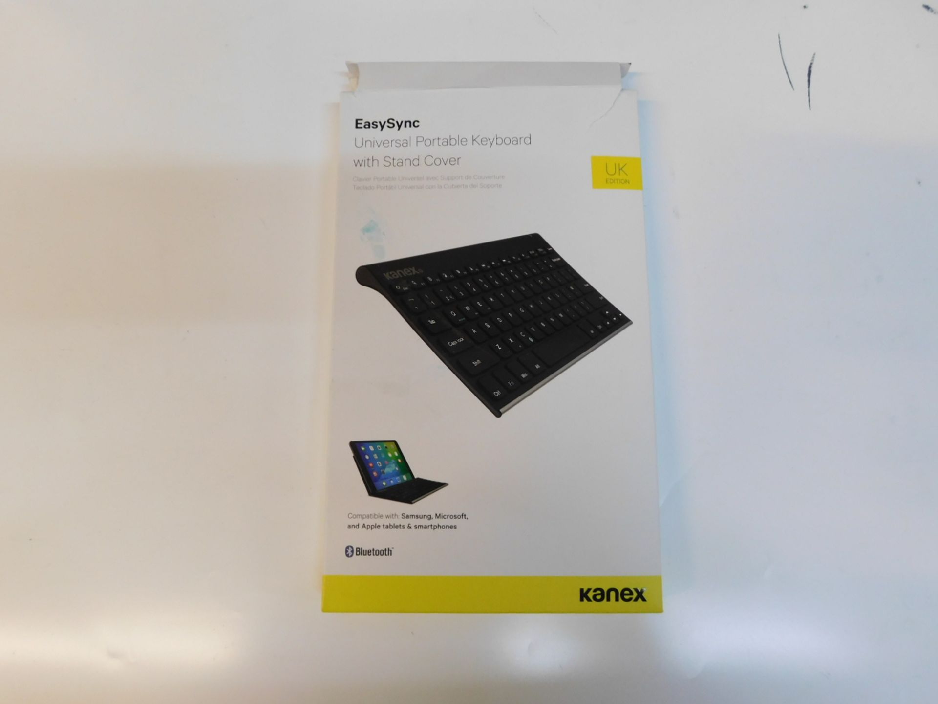 1 BOXED KANEX EASY SYNC UNIVERSAL PORTABLE KEYBOARD WITH COVER RRP Â£49.99