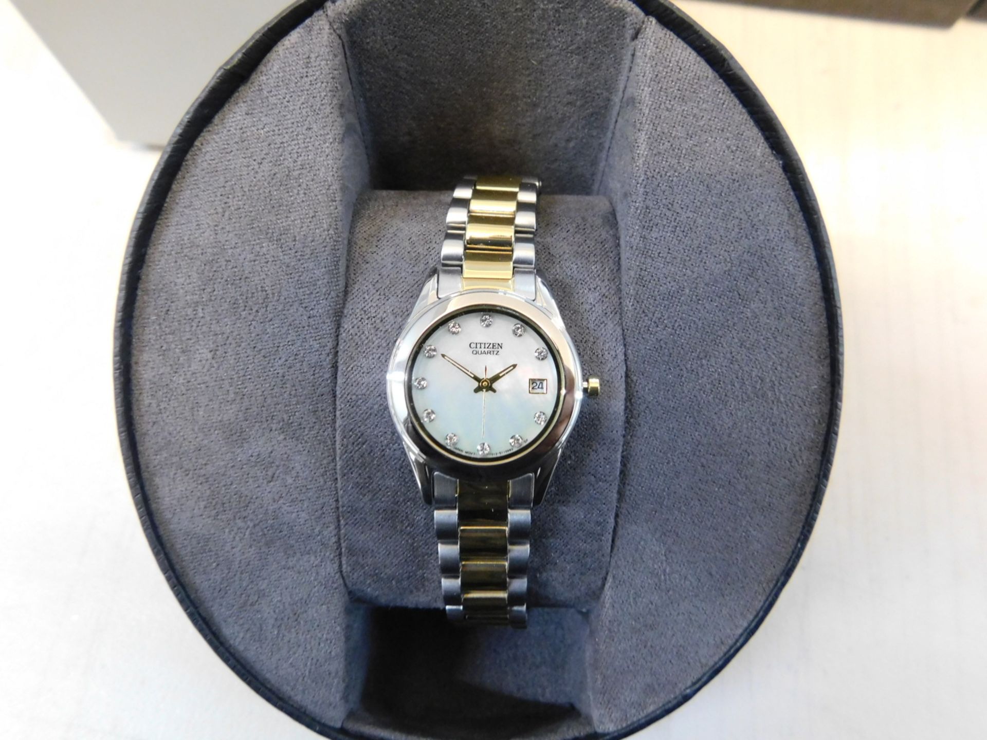 1 BOXED CITIZEN LADIES STAINLESS STEEL WATCH RRP Â£199