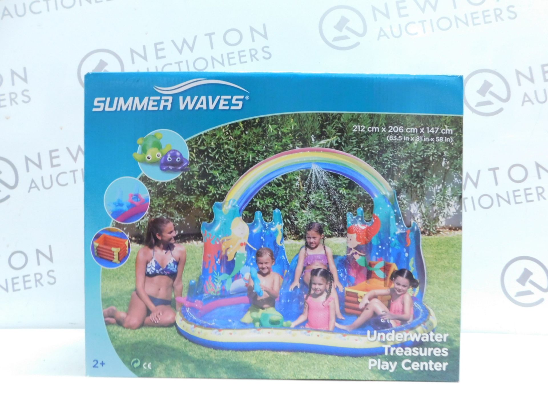 1 BOXED POLYGROUP SUMMER WAVES 3.05Mx76CM SWIMMING POOL SET RRP Â£64.99