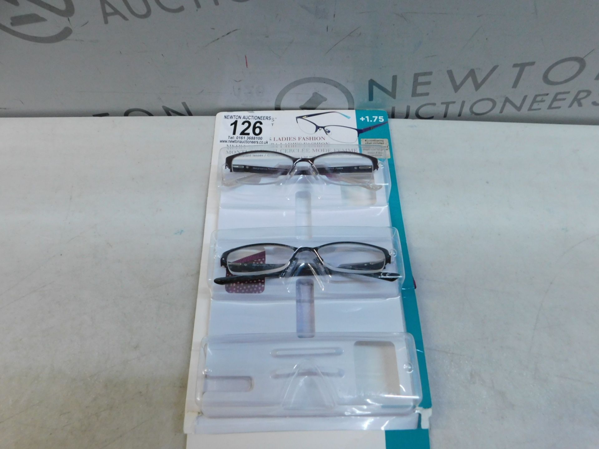 1 PACK OF DESIGN OPTICS READING GLASSES IN +1.75 STRENGTH RRP Â£19.99