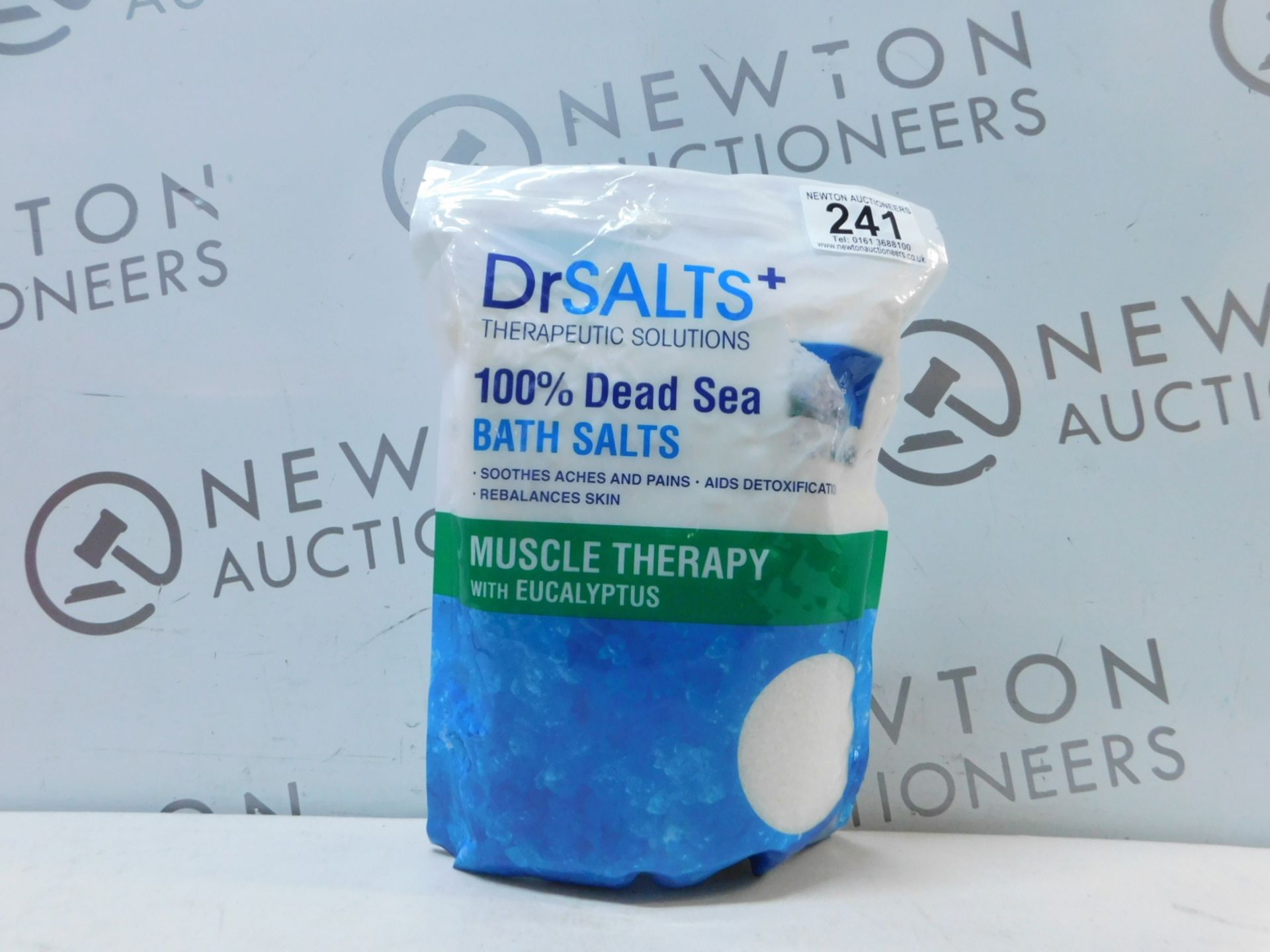 1 PACK OF DR SALTS 100% DEAD SEA BATH SALTS WITH EUCALYPTUS RRP Â£12.99