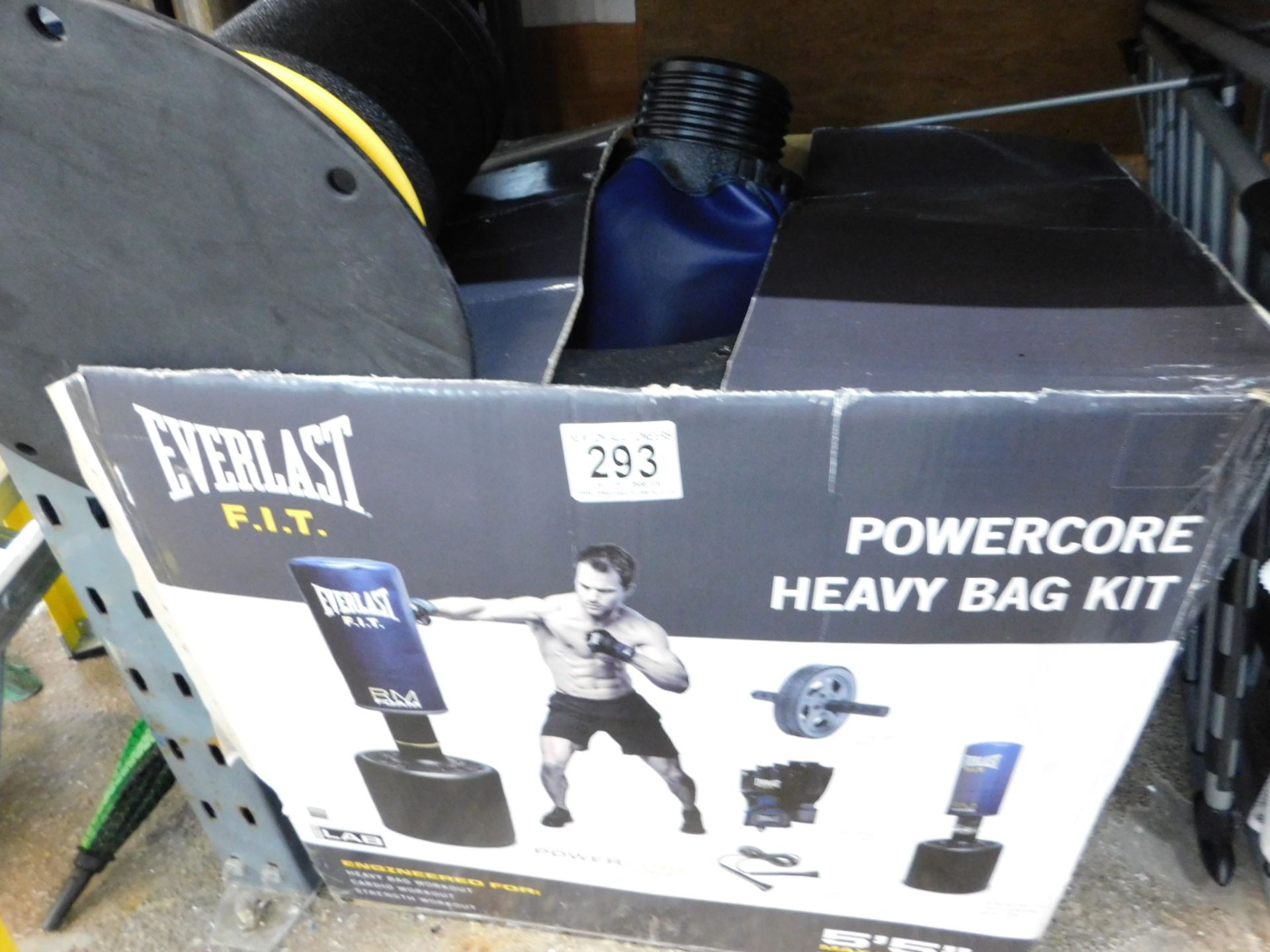 1 BOXED EVERLAST FIT POWERCORE FREESTANDING HEAVY BAG KIT RRP Â£199