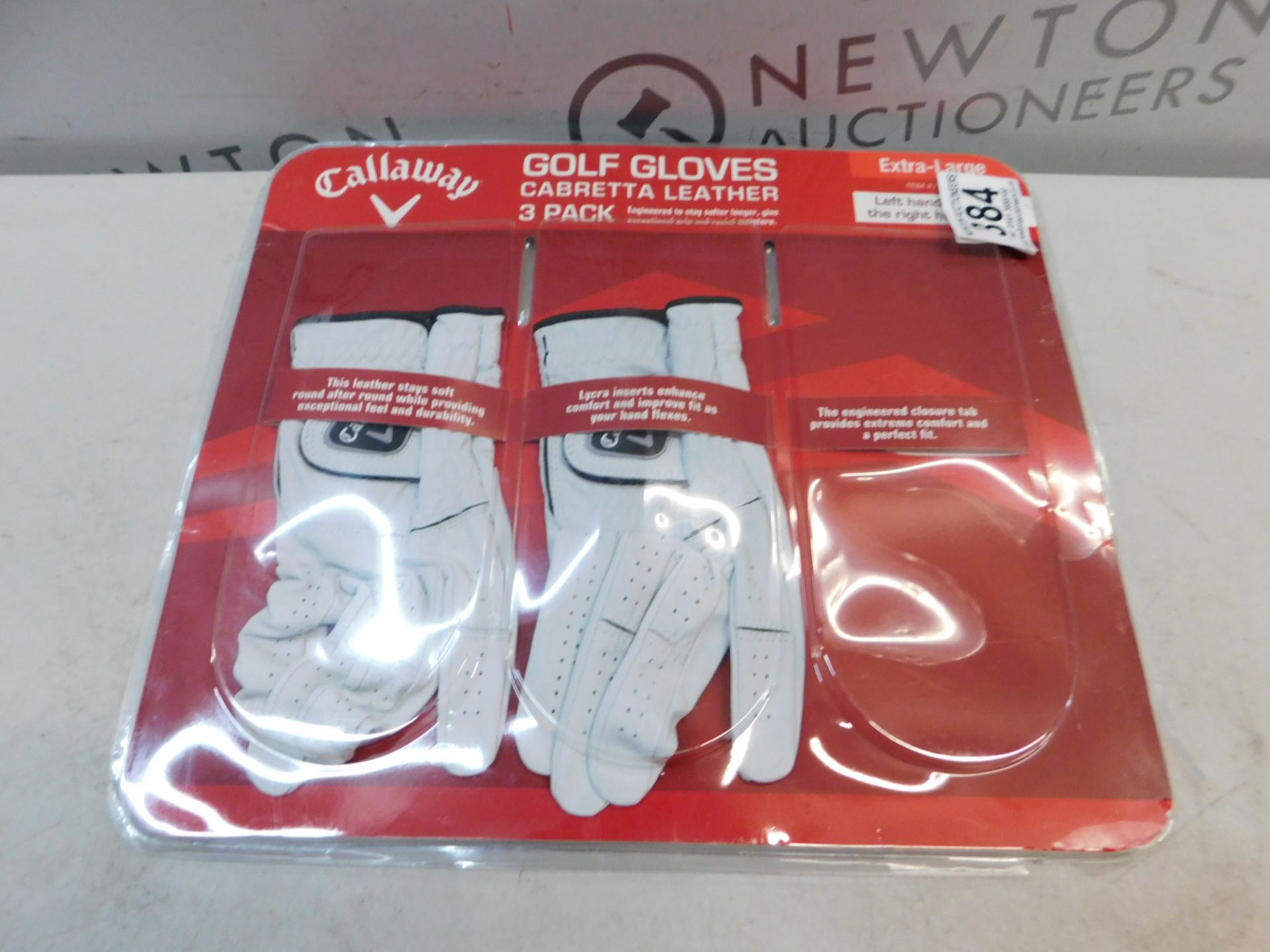 1 PACK OF 2 CALLAWAY GOLF GLOVES SIZE XL RRP Â£24.99