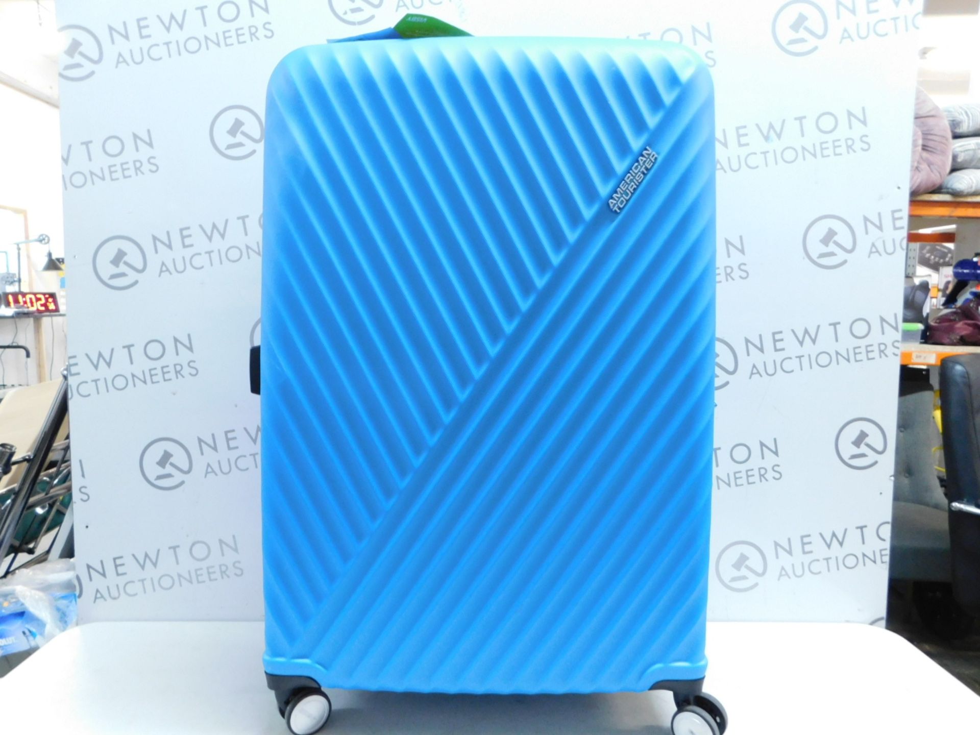 1 AMERICAN TOURISTER VISBY COMBI-LOCK 76CM SEA BLUE HARDSIDE PROTECTION LARGE LUGGAGE CASE RRP Â£