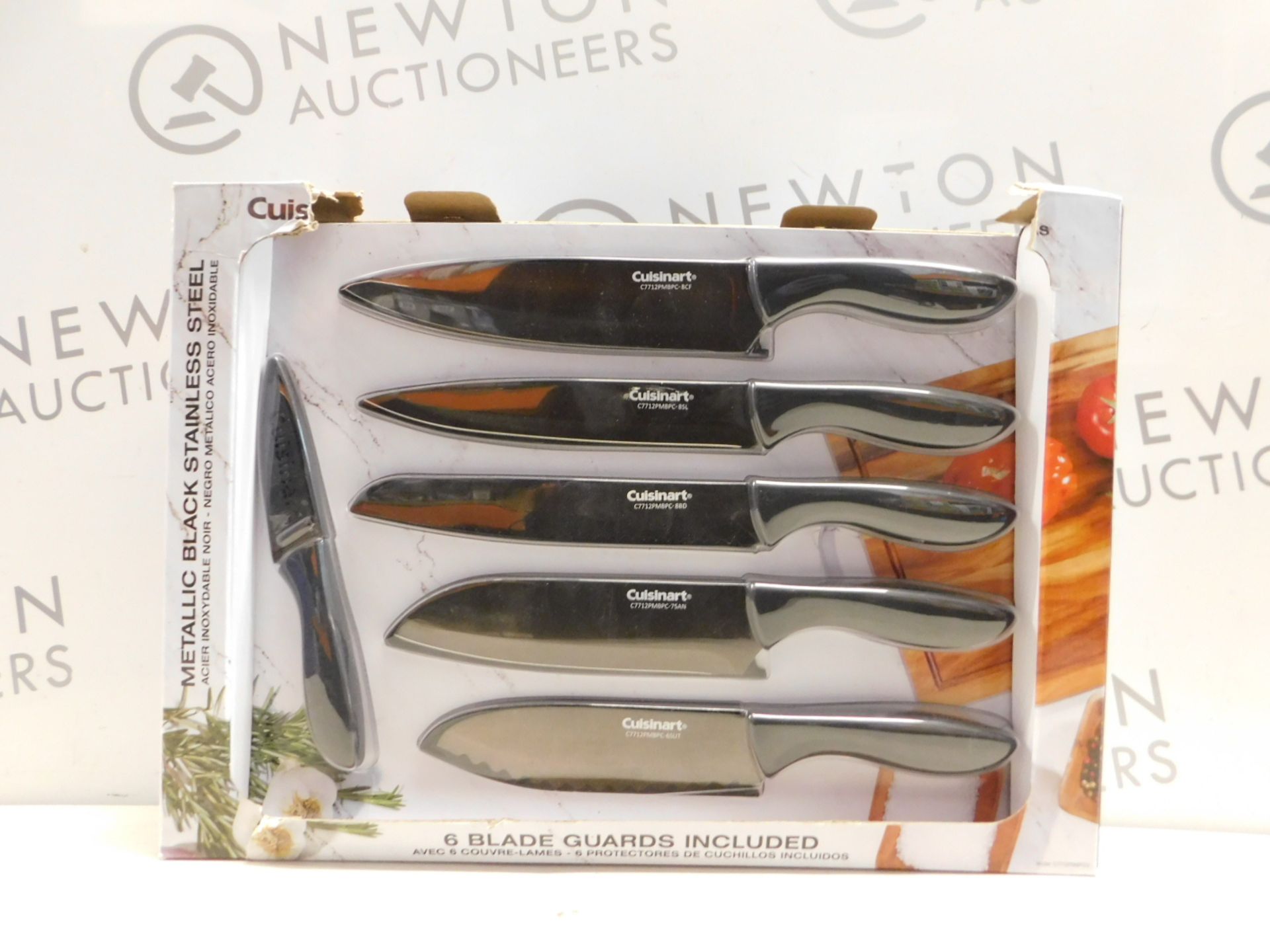 1 BOXED CUISINART CLASSIC GERMAN STEEL 6 PIECE KNIFE SET RRP Â£49.99