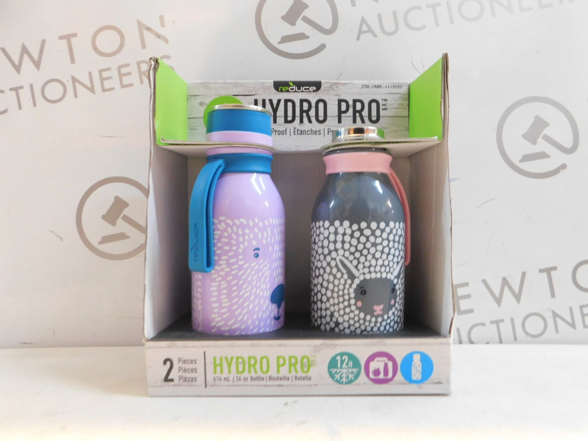 1 PACK OF 2 REDUCE HYDRO PRO FURRY FRIENDS LEAK-PROOF WATER BOTTLES RRP Â£24.99