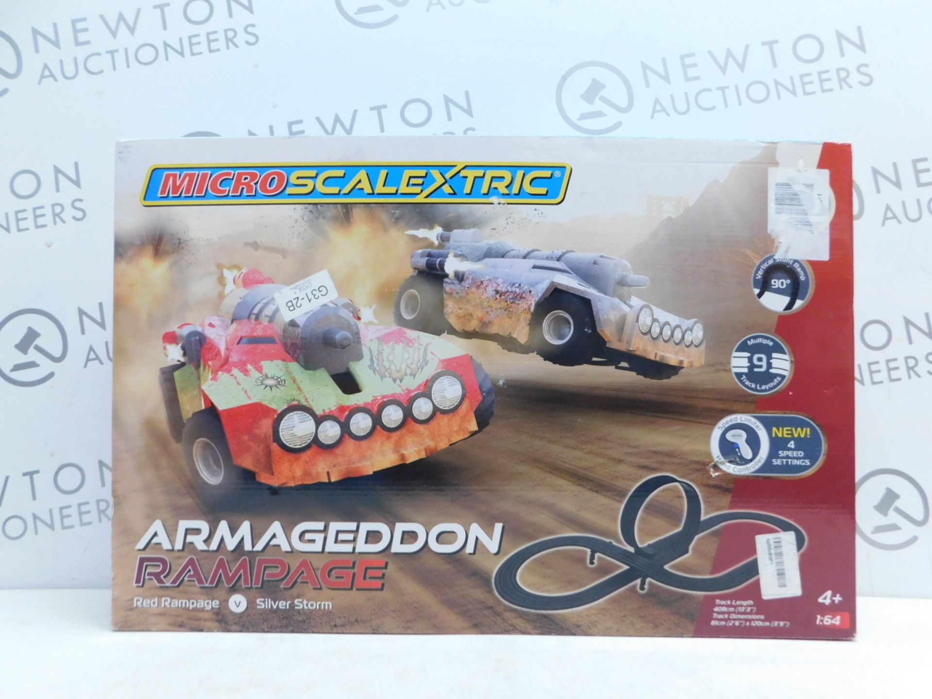 1 BOXED MICRO SCALEXTRIC ARMAGEDDON RAMPAGE ACTION SET RRP Â£59.99