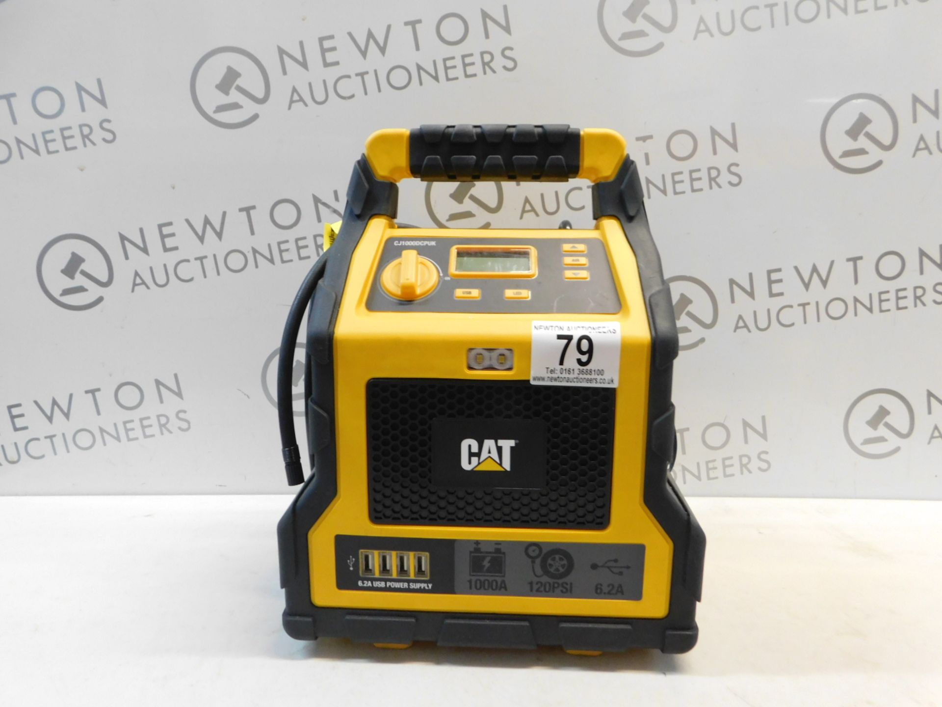 1 CAT 3-IN-1 PROFESSIONAL POWERSTATION WITH JUMP STARTER, USB & COMPRESSOR RRP Â£129.99