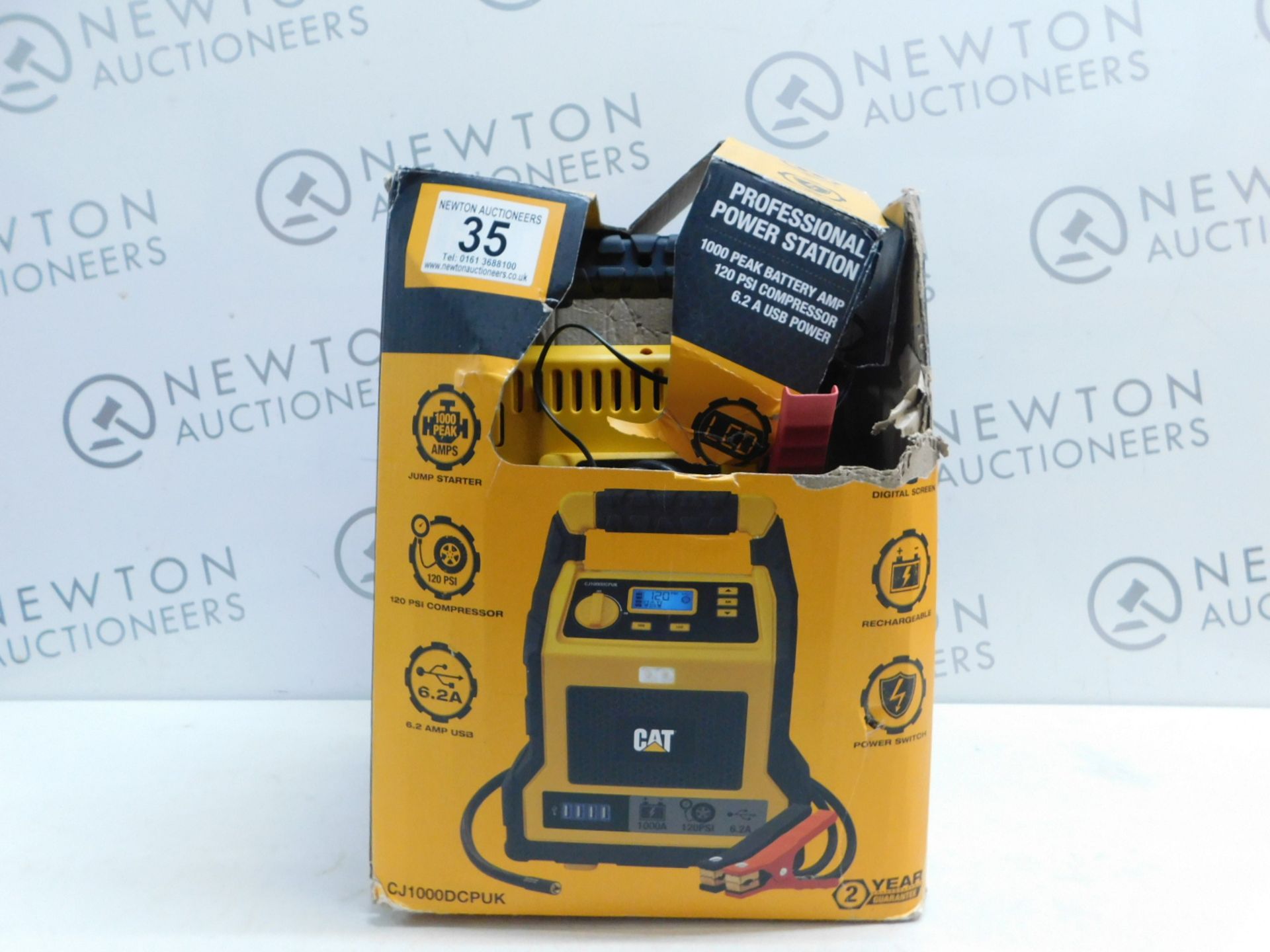 1 BOXED CAT 3-IN-1 PROFESSIONAL POWERSTATION WITH JUMP STARTER, USB & COMPRESSOR RRP Â£129.99