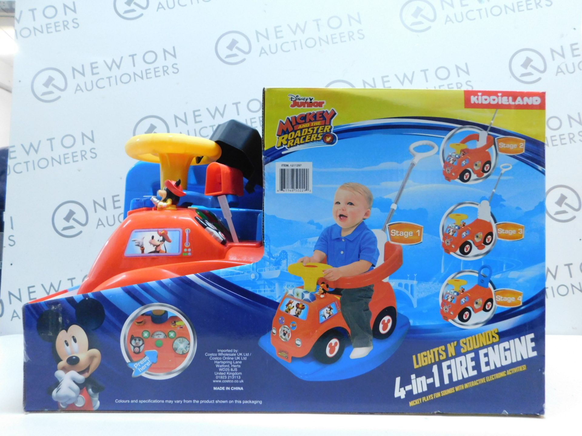 1 BOXED DISNEY JUNIOR KIDDIELAND MICKEY AND THE ROADSTER RACERS 4-IN-1 FIRE ENGINE RRP Â£99.99